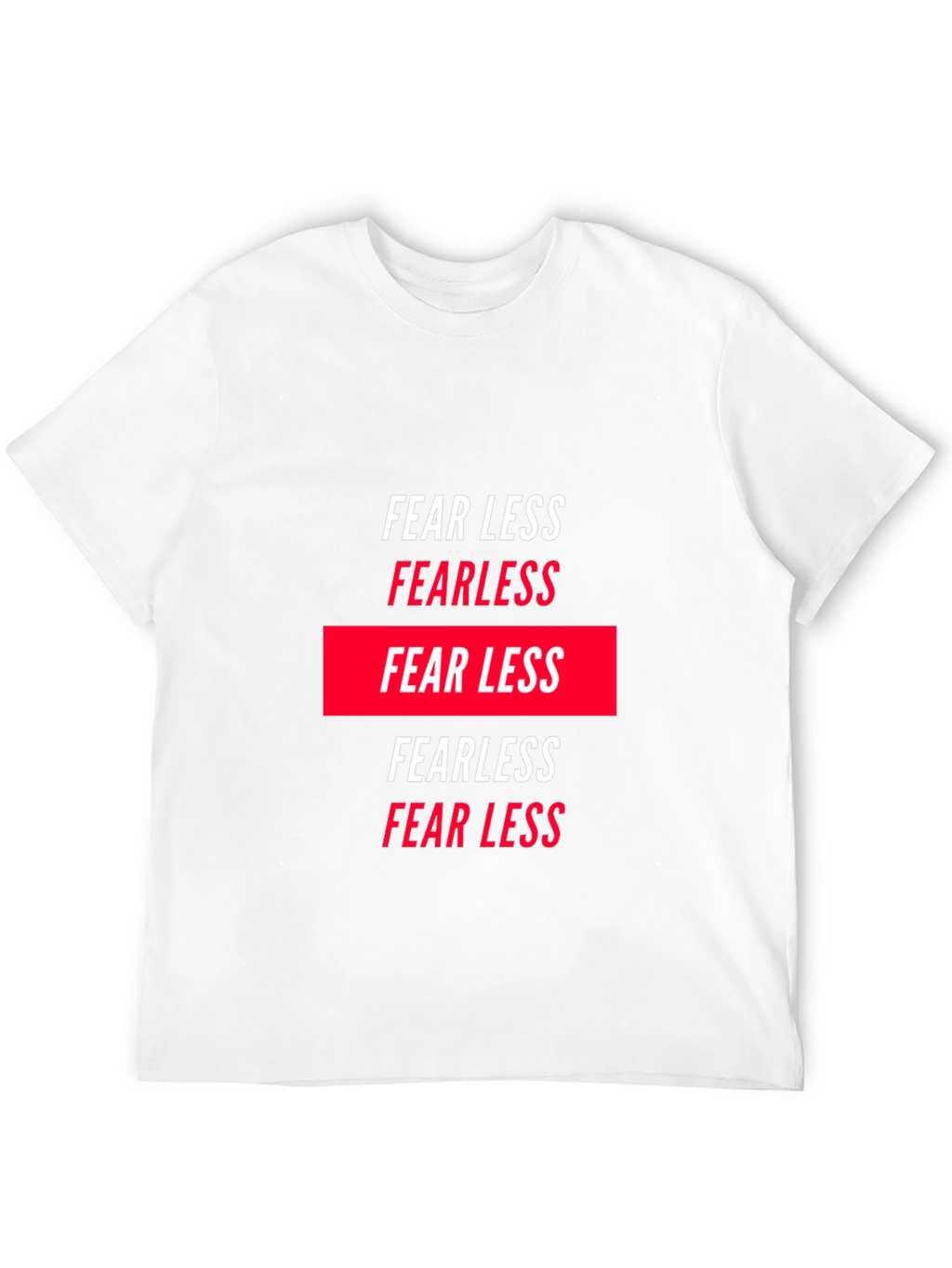 Fearless Graphic Tee - Black Crew Neck T-Shirt
