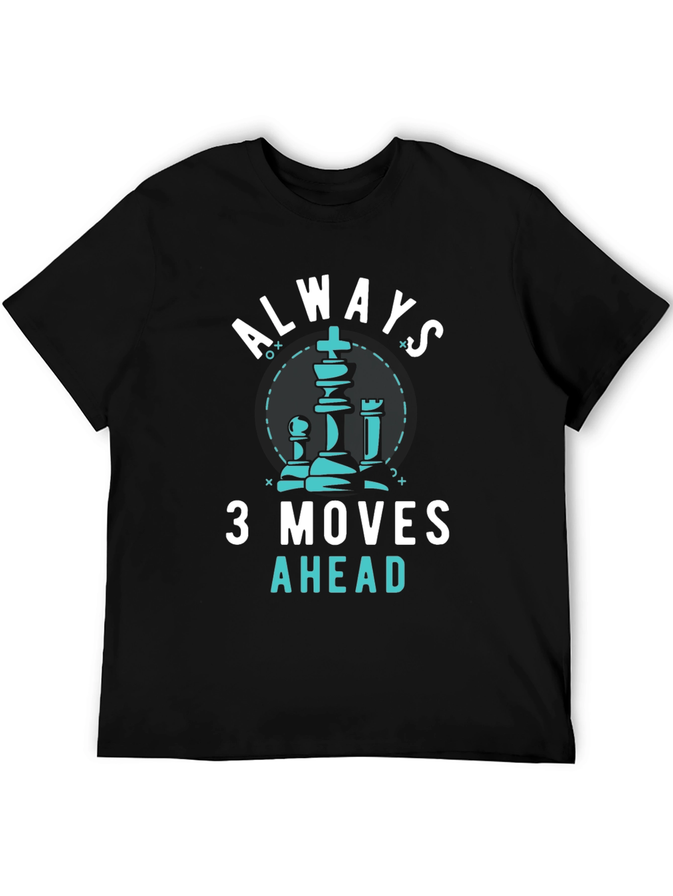 Always 3 Moves Ahead Graphic Tee - Chess Player Shirt