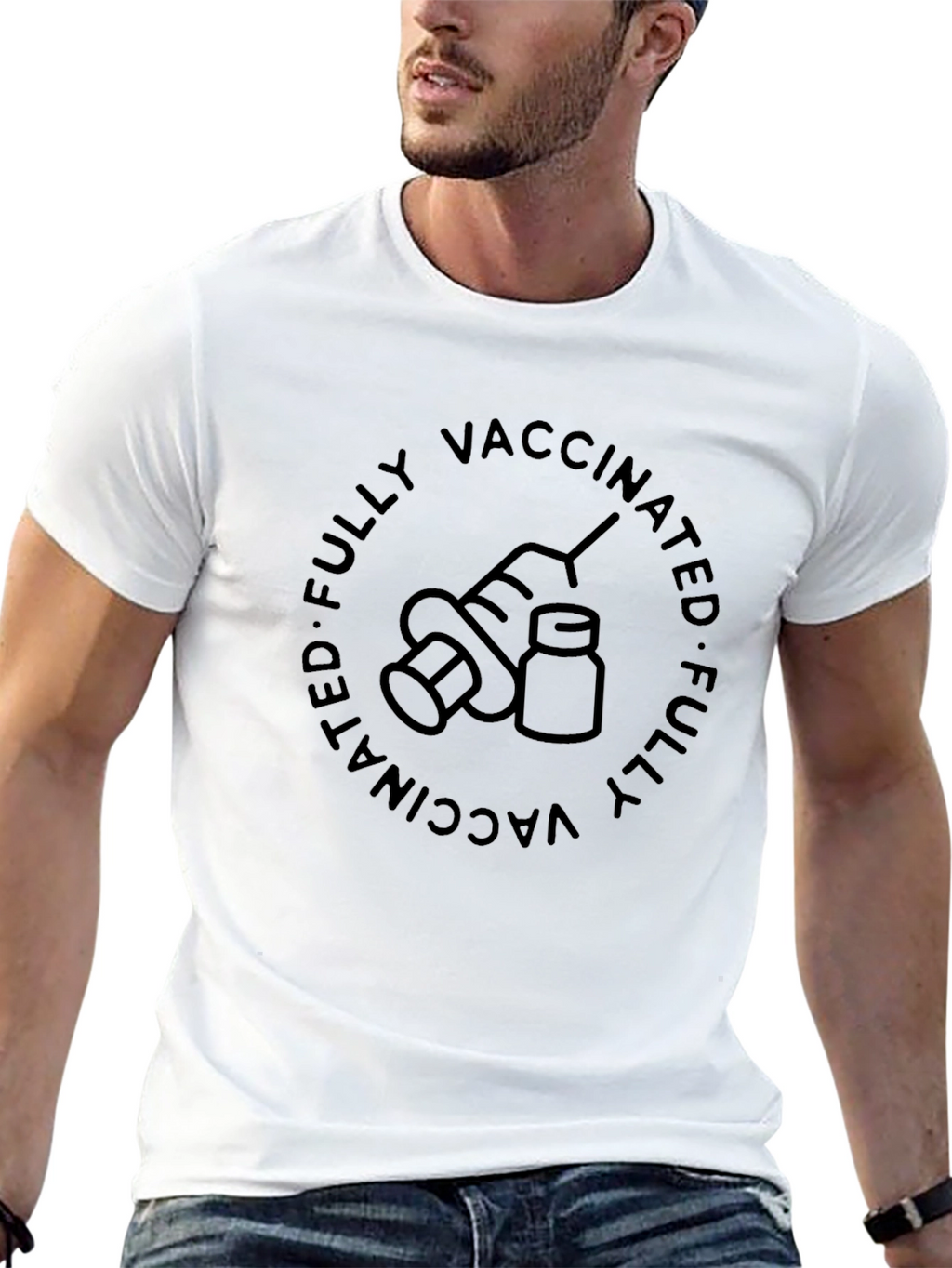 Fully Vaccinated Graphic T-Shirt