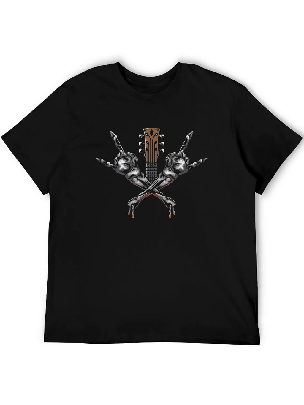 Rock On Guitar Graphic T-Shirt