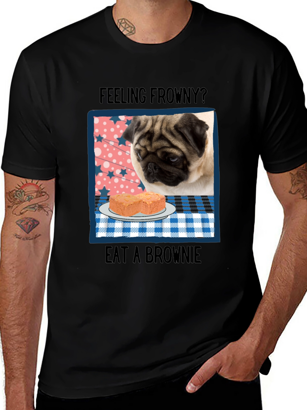 Feeling Frowny Pug T-Shirt