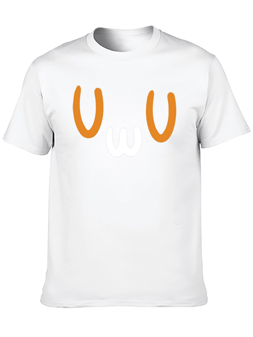 OwO Face Graphic Tee - Black Cotton Comfort
