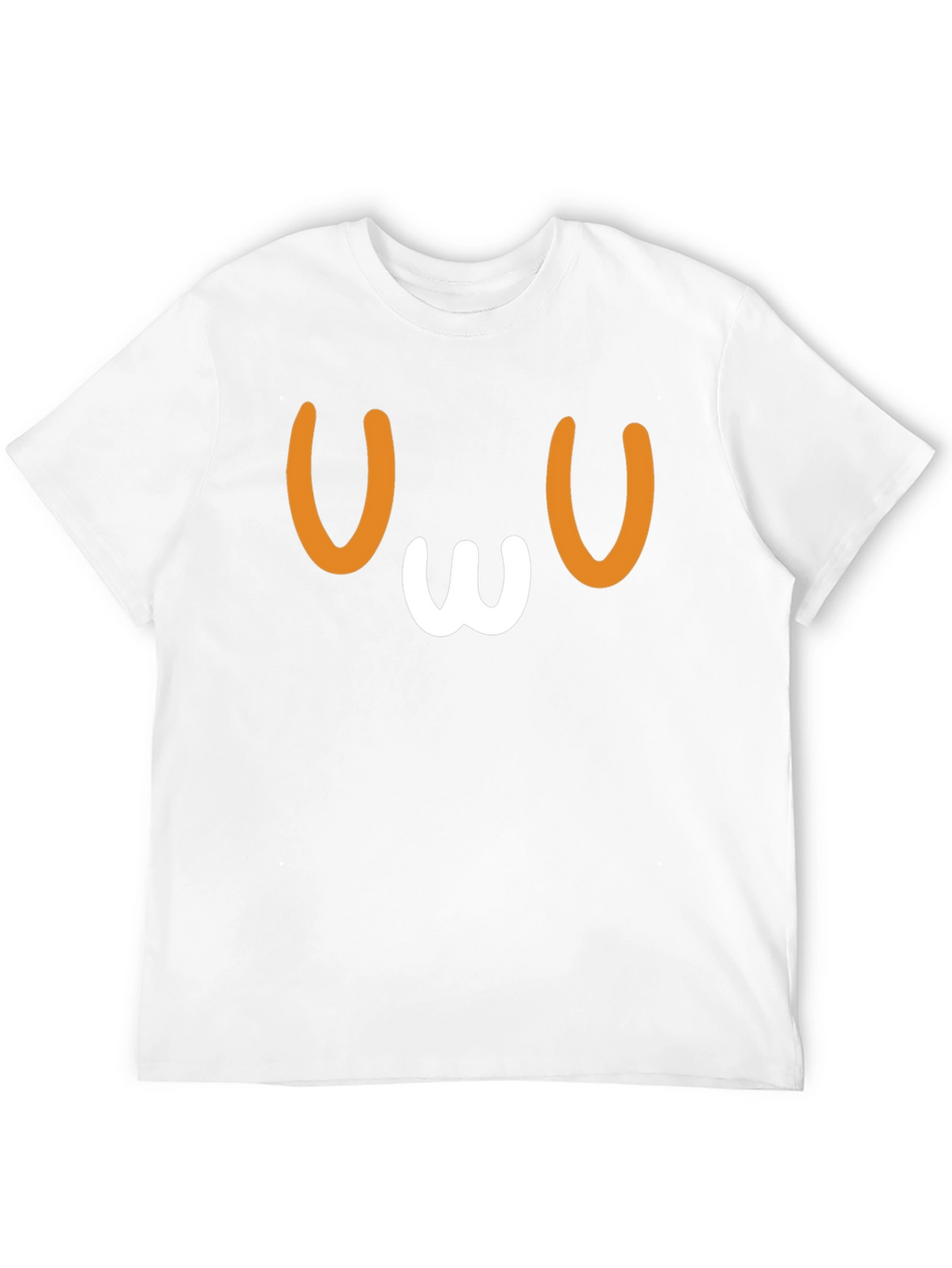 OwO Face Graphic Tee - Black Cotton Comfort