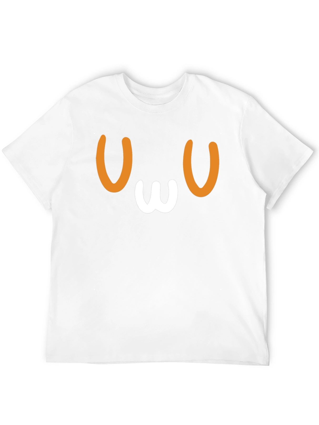 OwO Face Graphic Tee - Black Cotton Comfort
