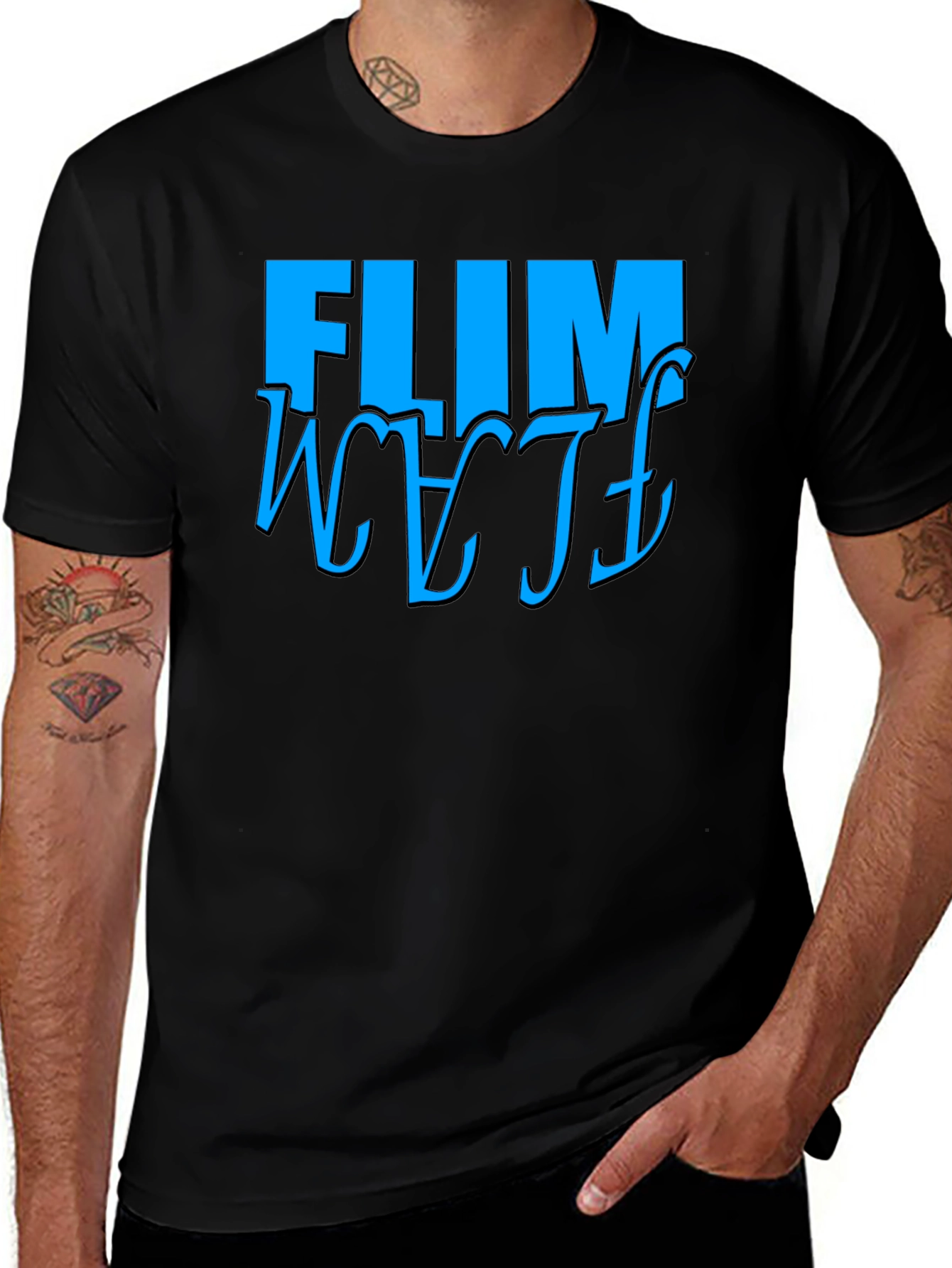 FLIM WETF Graphic Tee - Black