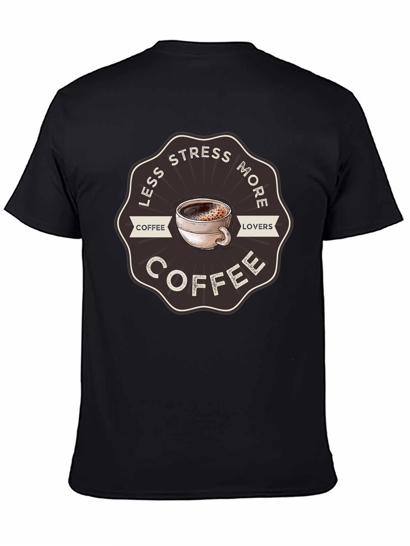 Less Stress More Coffee T-Shirt
