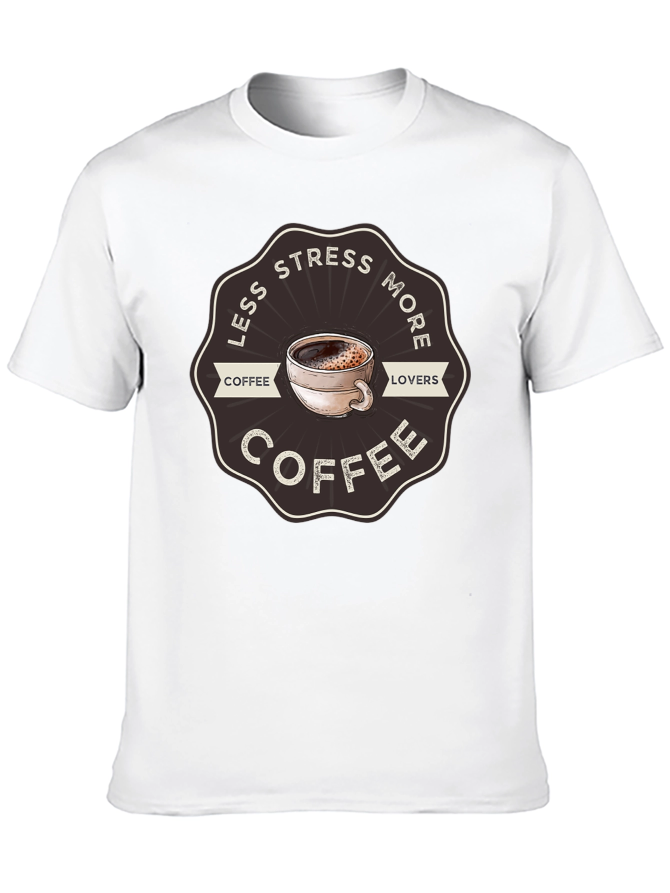 Less Stress More Coffee T-Shirt