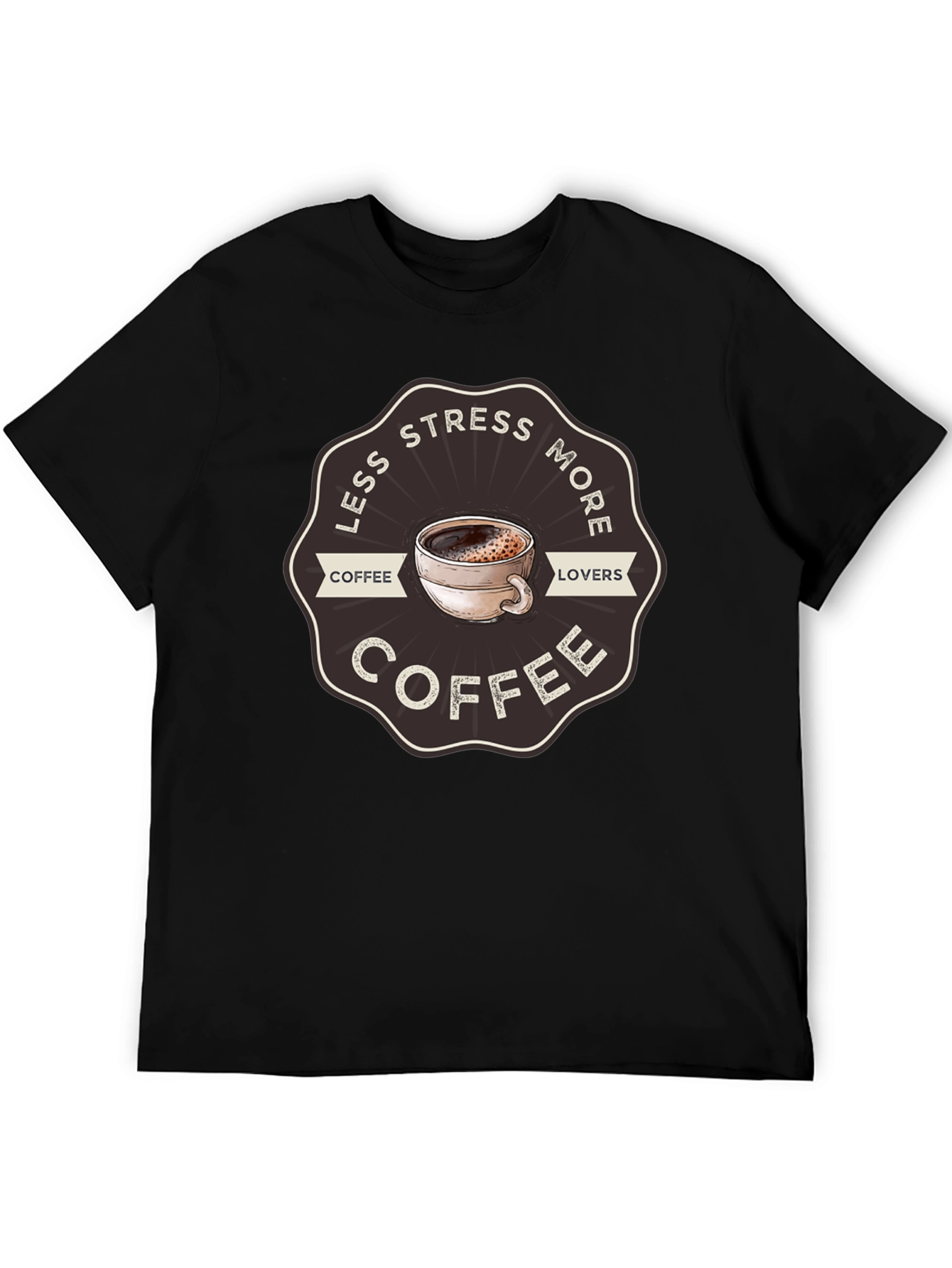 Less Stress More Coffee T-Shirt