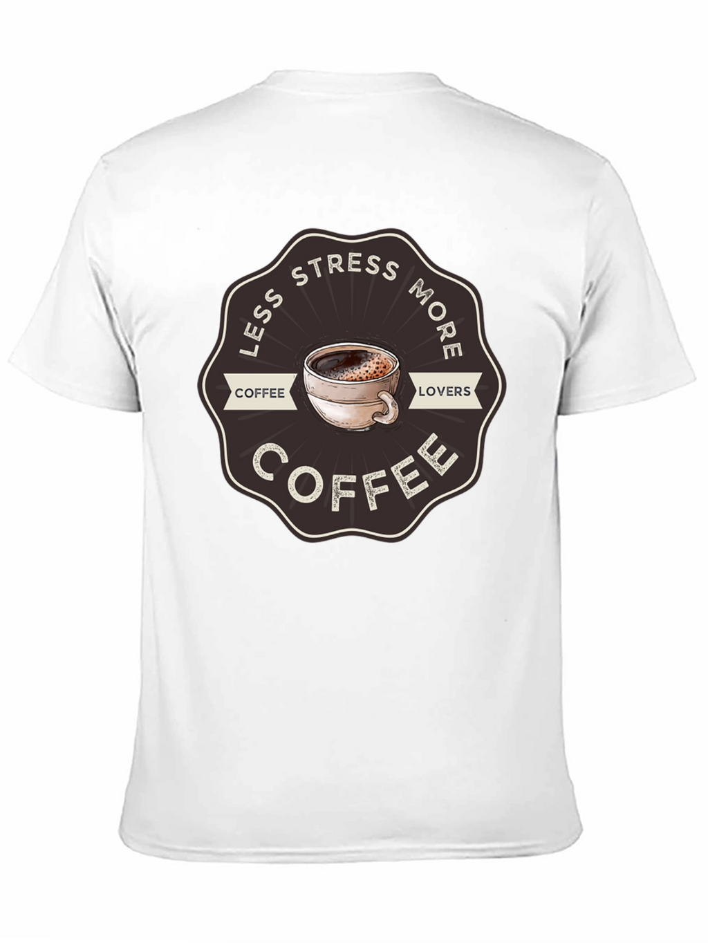 Less Stress More Coffee T-Shirt