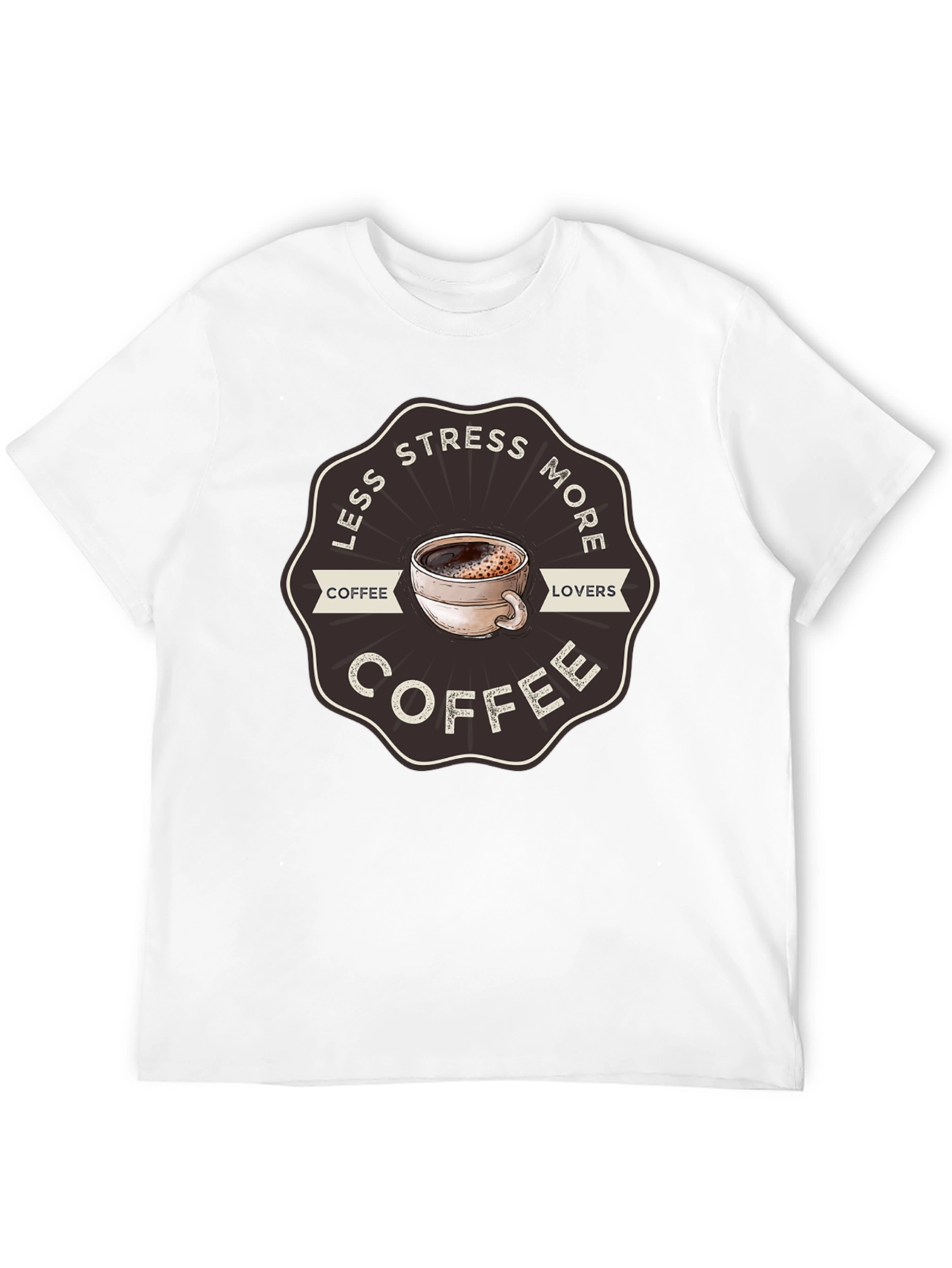 Less Stress More Coffee T-Shirt