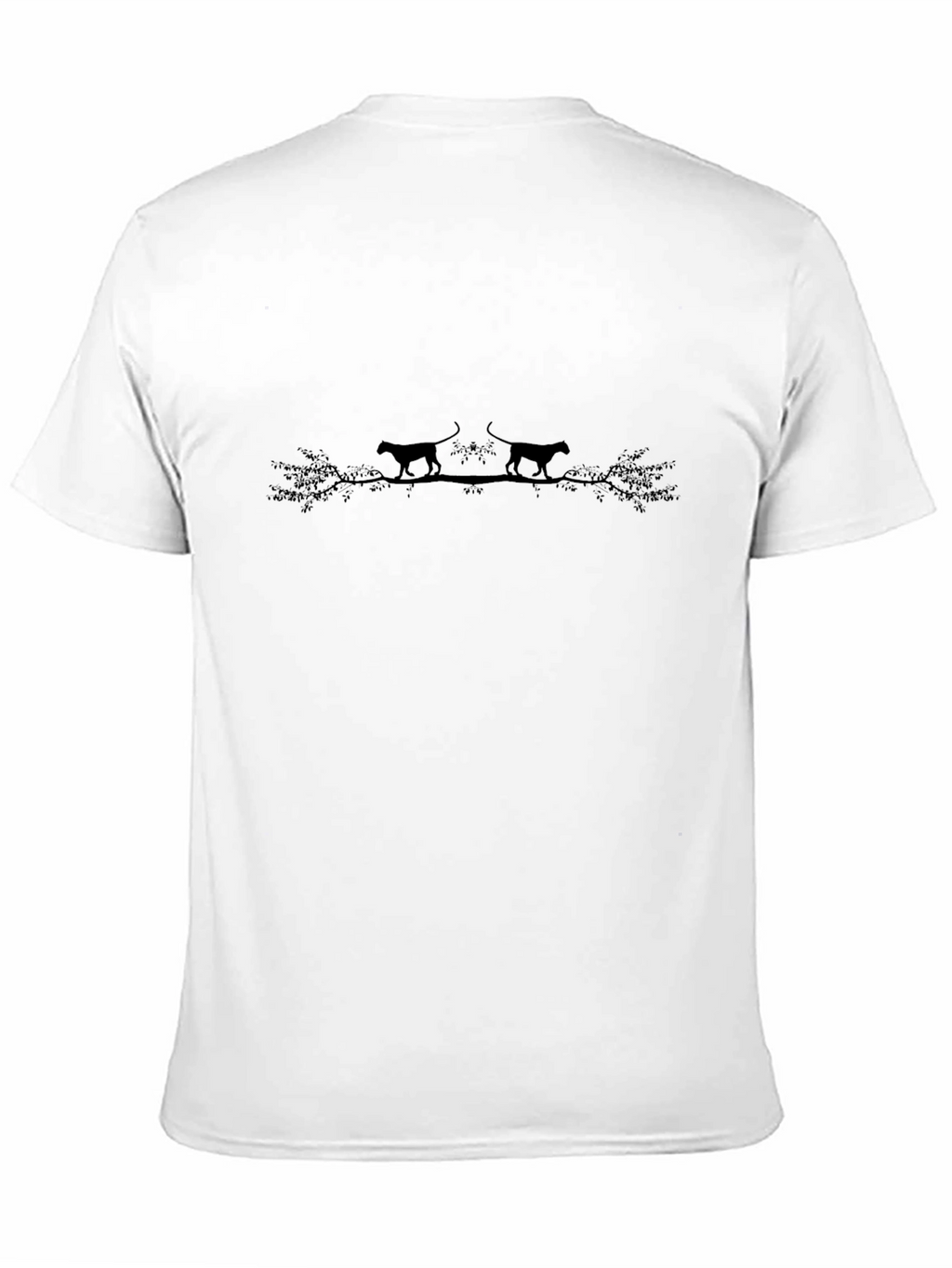 Black Panther Silhouette Tee - Nature Inspired Graphic T-Shirt