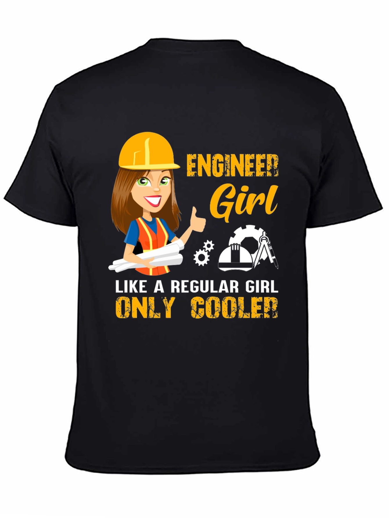 Engineer Girl T-Shirt: Cool & Unique Design