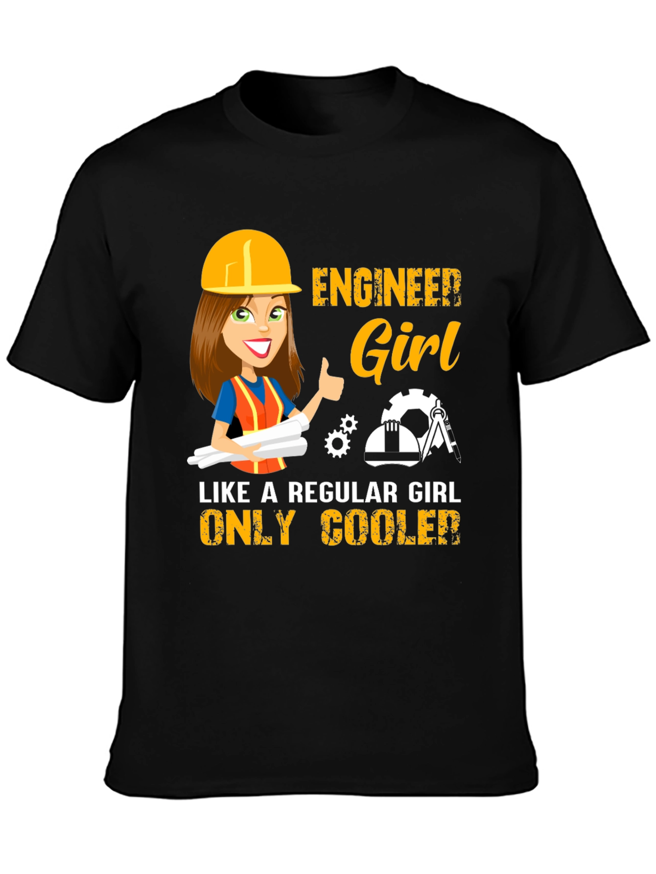 Engineer Girl T-Shirt: Cool & Unique Design