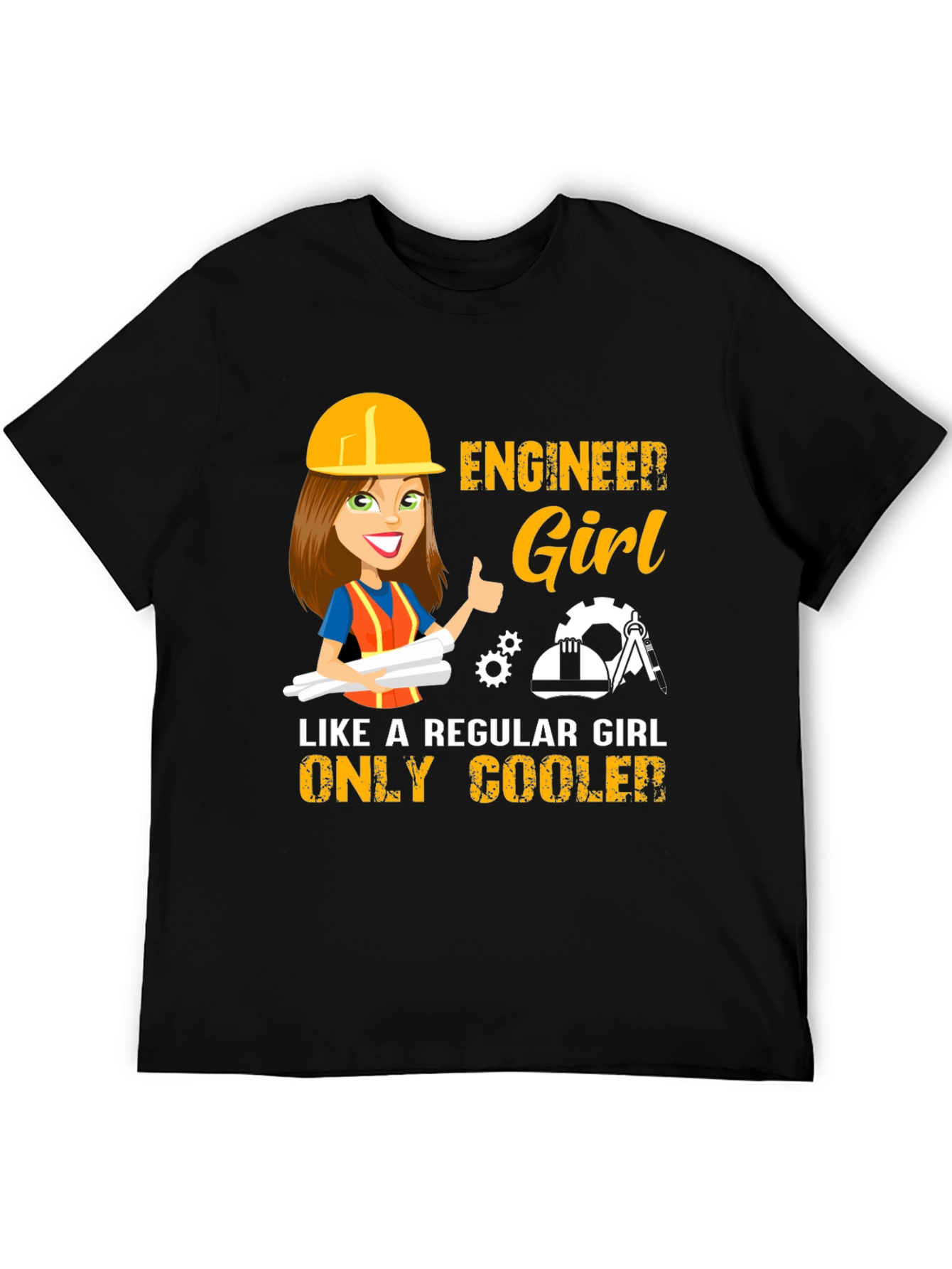 Engineer Girl T-Shirt: Cool & Unique Design