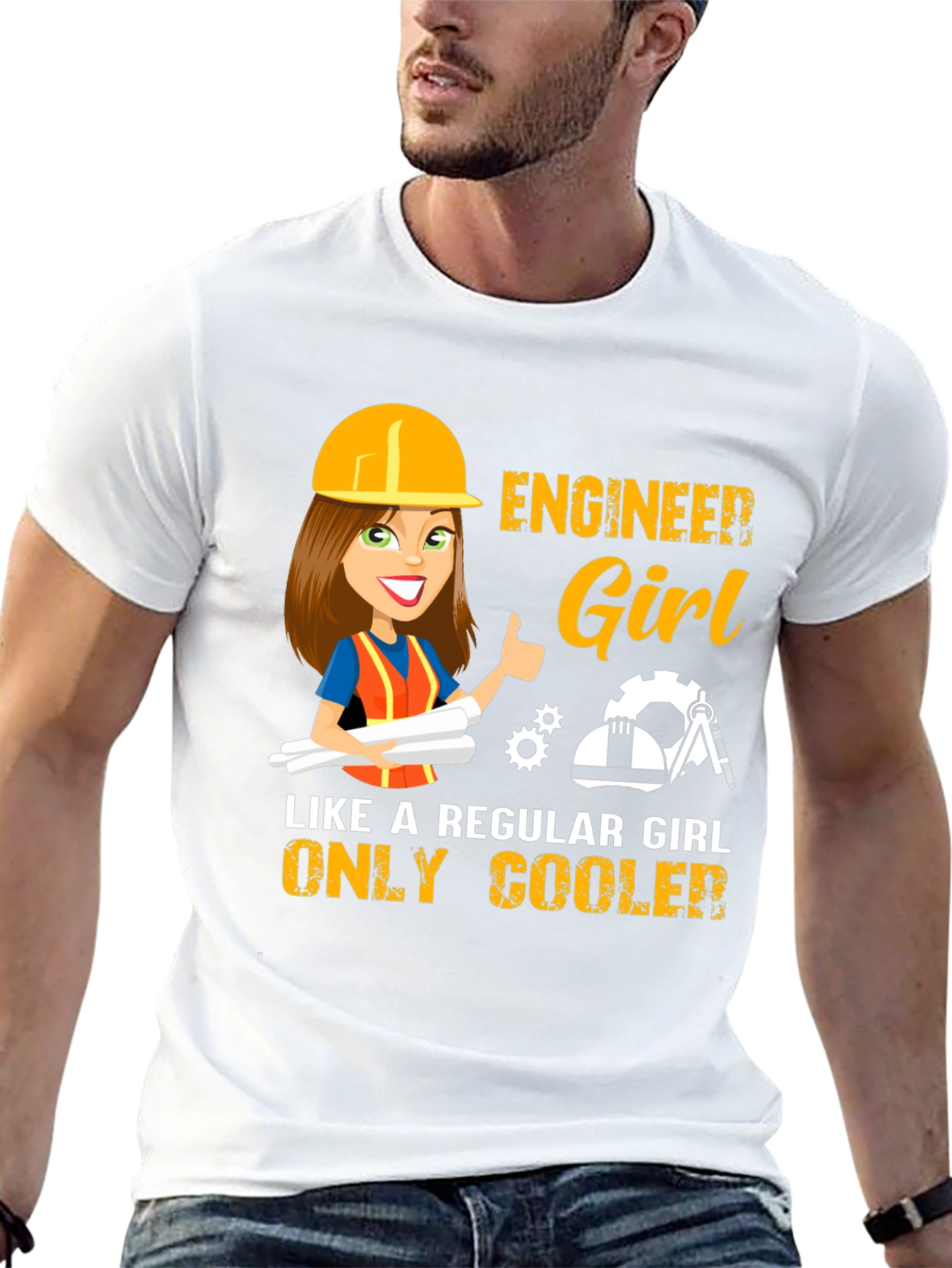 Engineer Girl T-Shirt: Cool & Unique Design