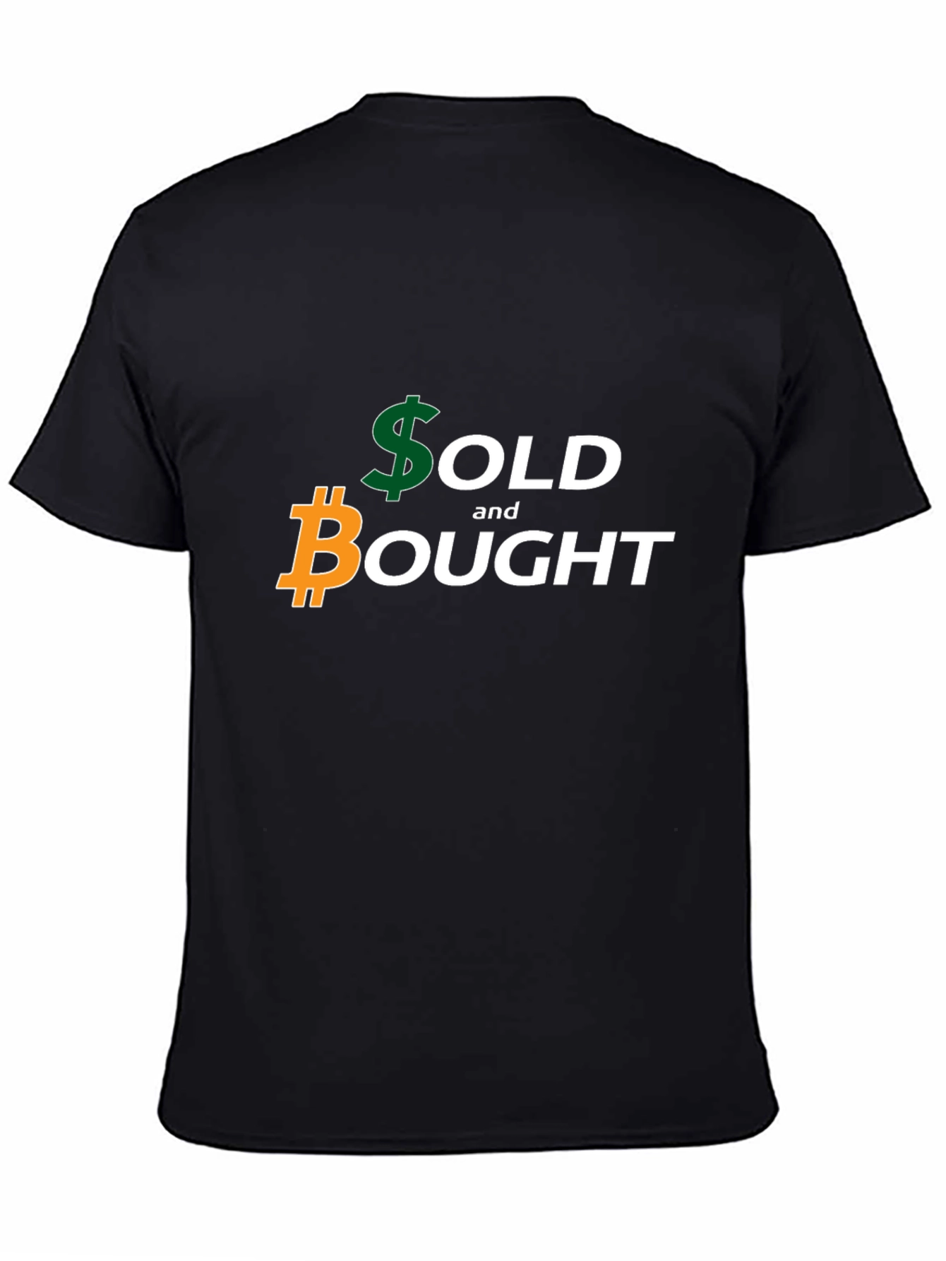 Sold and Bought Bitcoin Graphic Tee