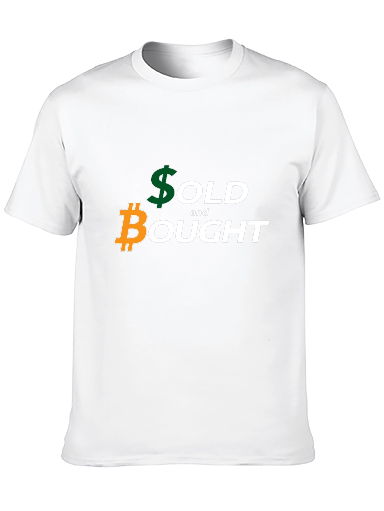 Sold and Bought Bitcoin Graphic Tee