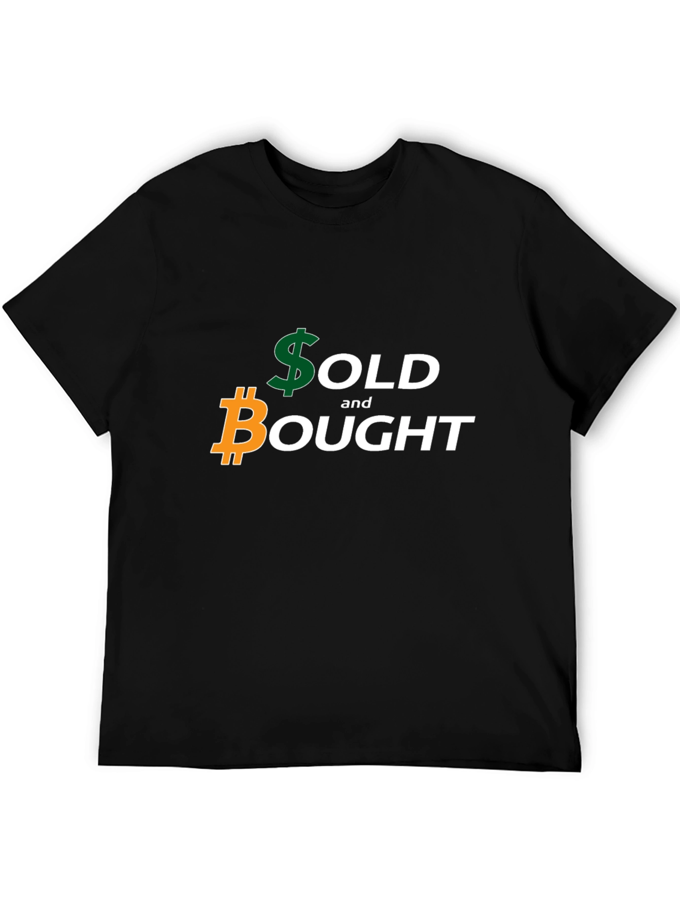 Sold and Bought Bitcoin Graphic Tee