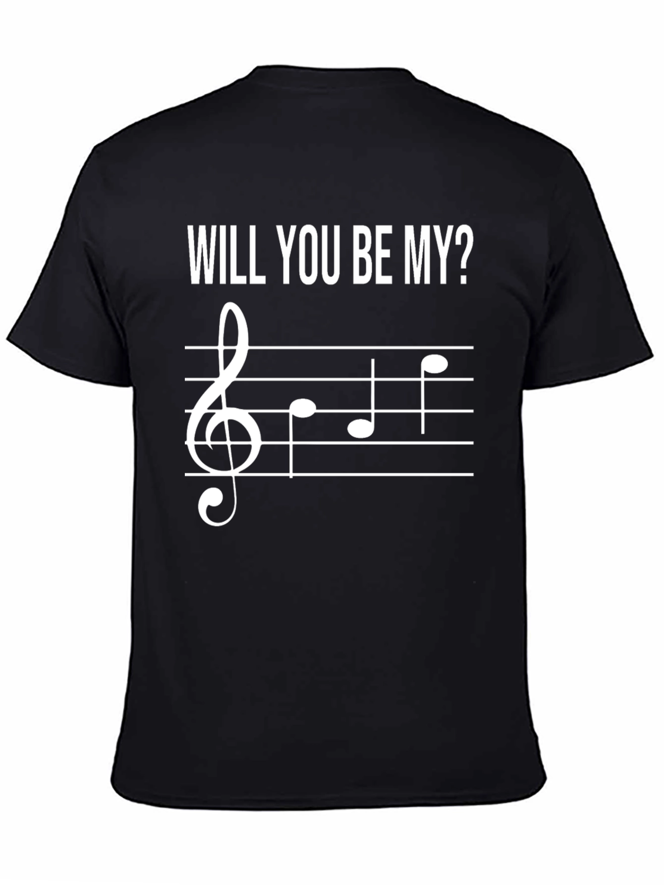 Musical Proposal T-Shirt: Will You Be My Do Re Mi?