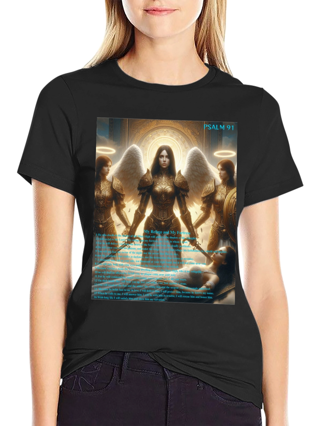 Psalm 91 Angelic Protection T-Shirt