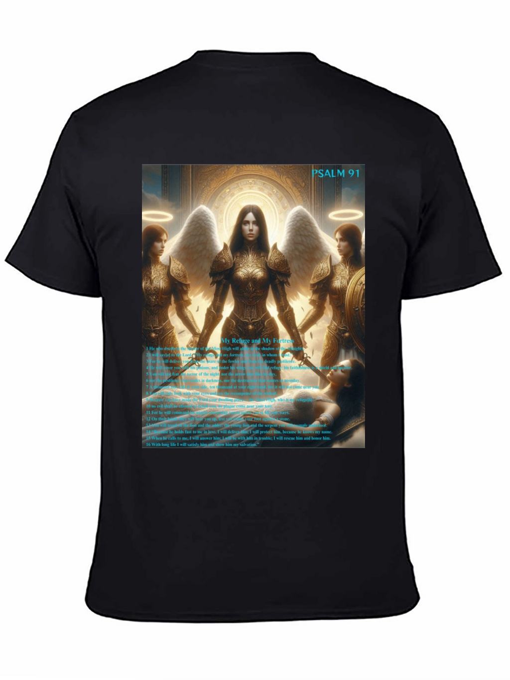 Psalm 91 Angelic Protection T-Shirt