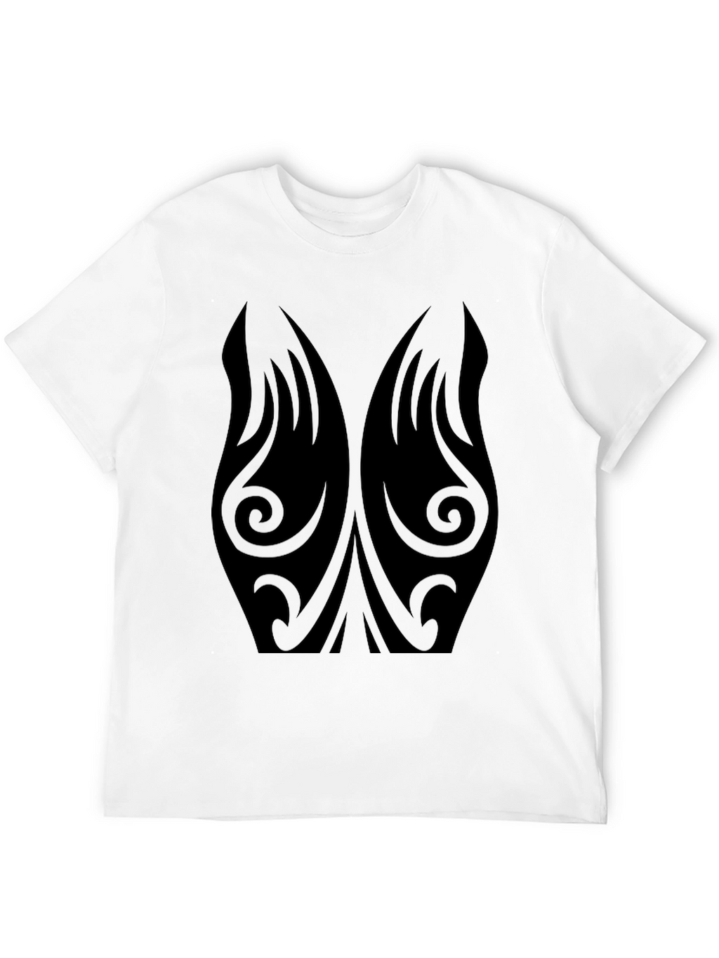 Tribal Tattoo Design Black T-Shirt