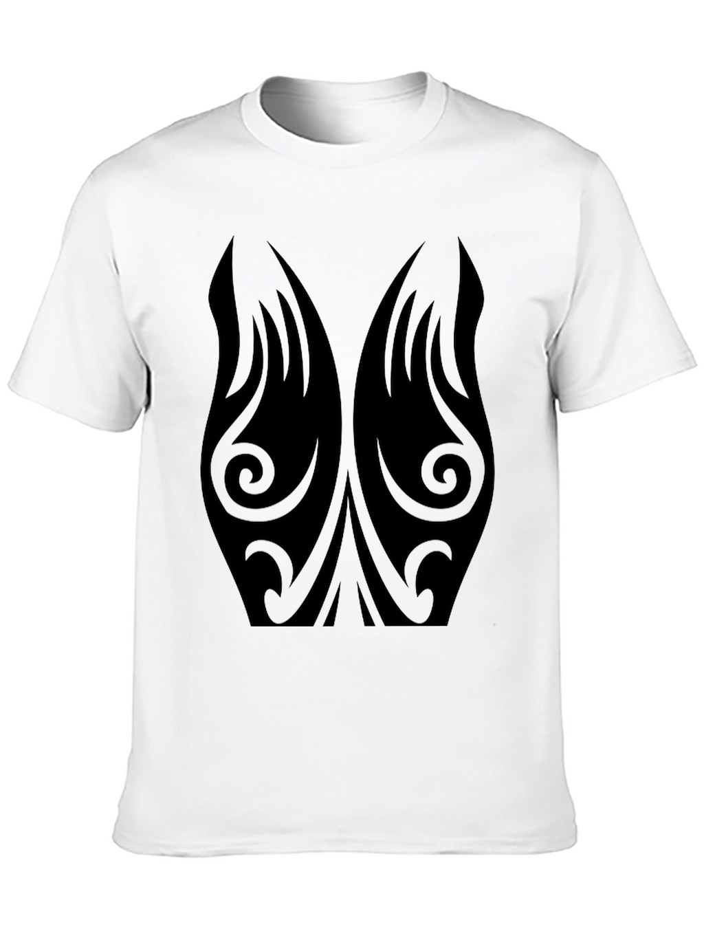 Tribal Tattoo Design Black T-Shirt