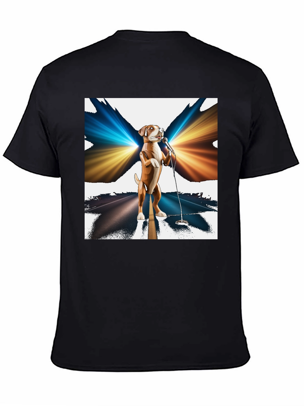 Dog Singer Graphic T-Shirt