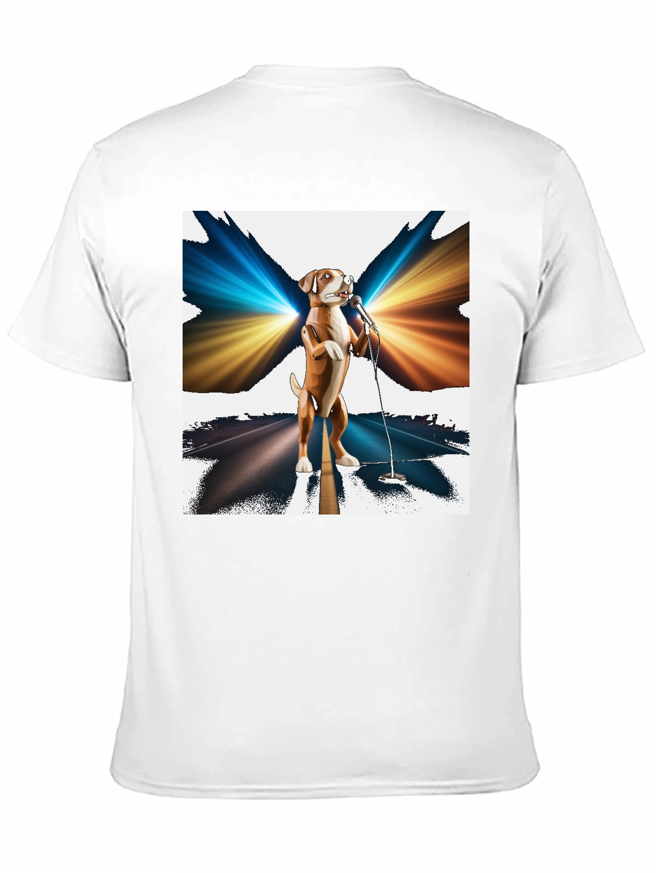 Dog Singer Graphic T-Shirt