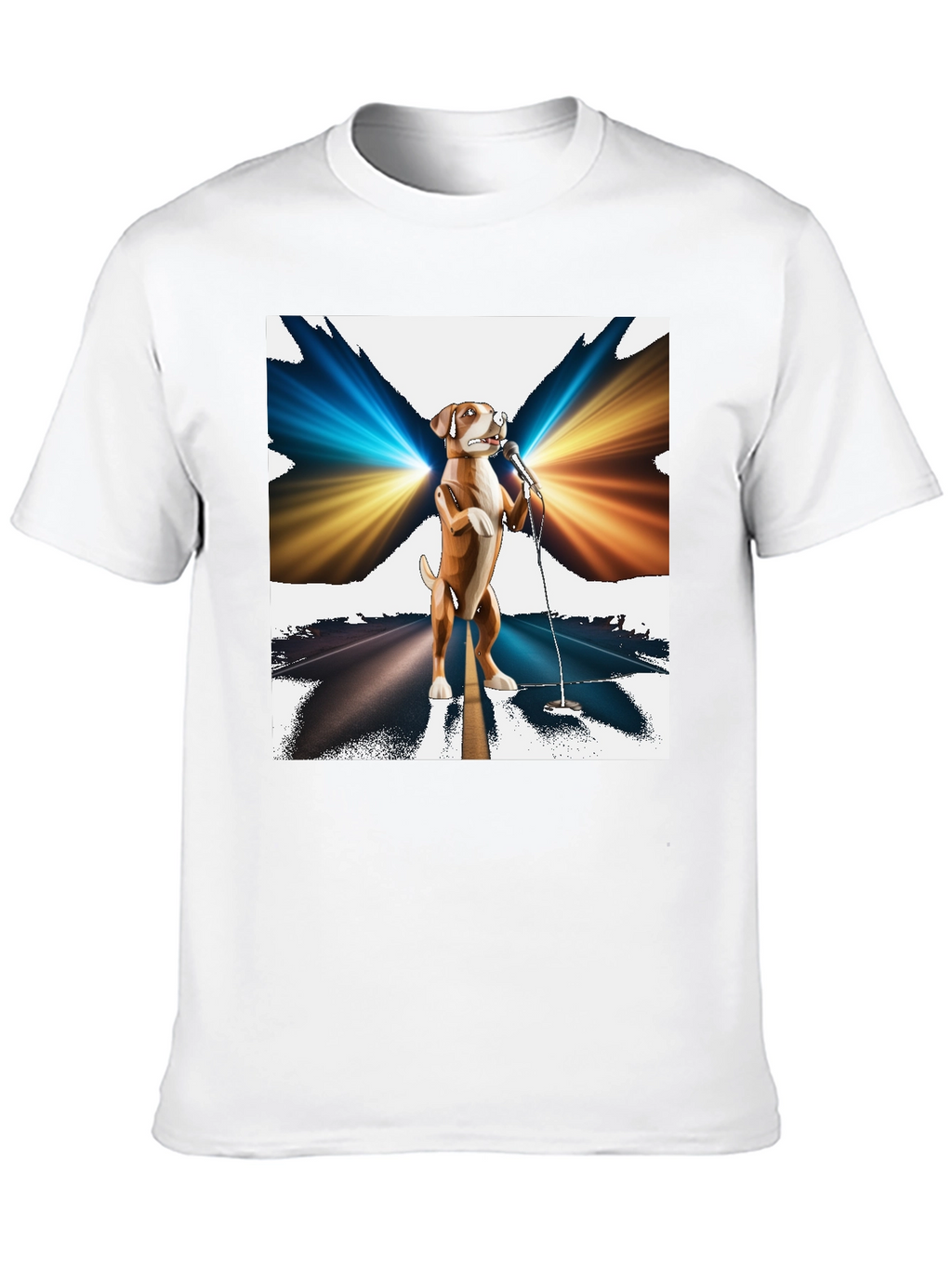 Dog Singer Graphic T-Shirt