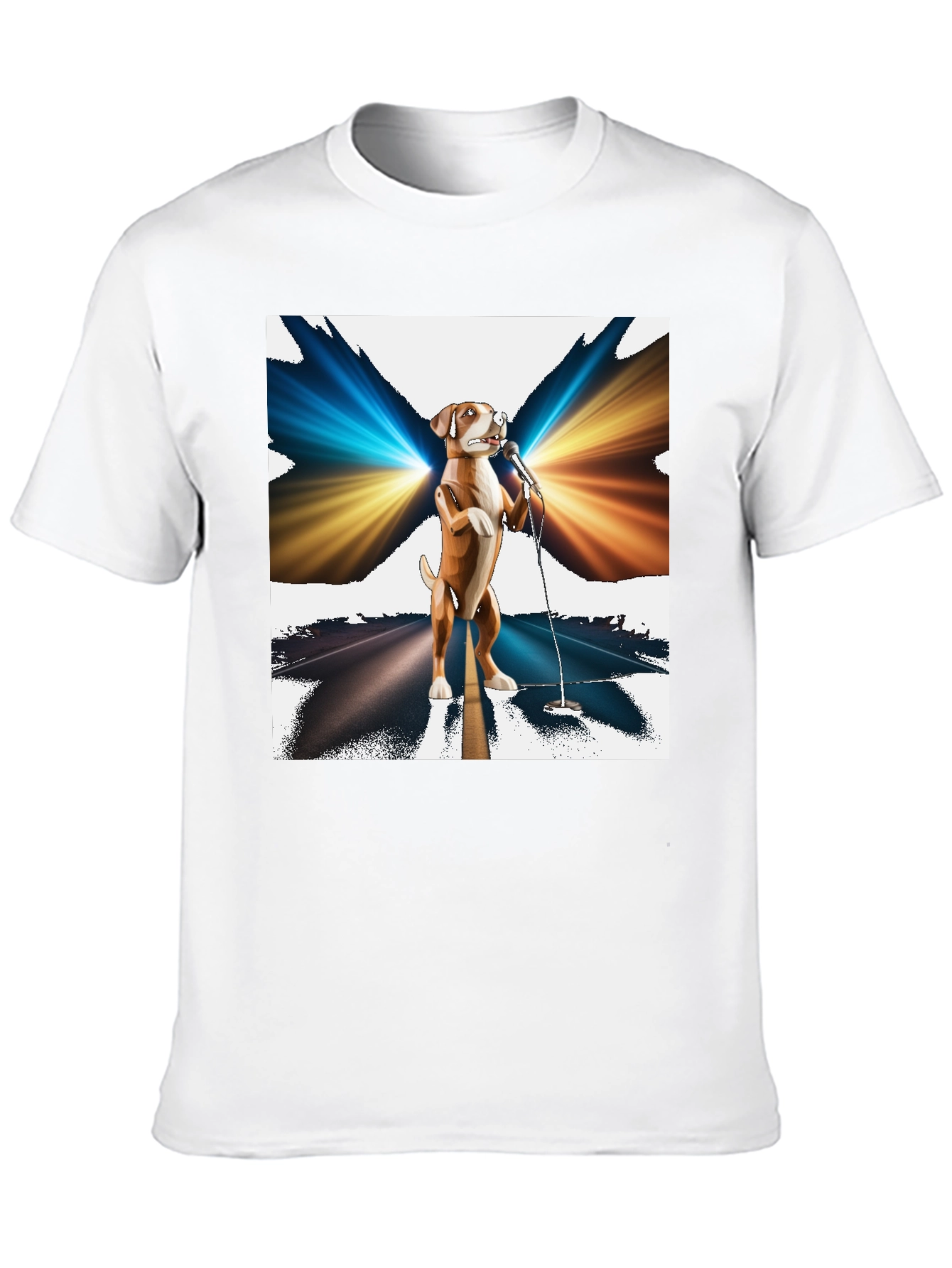 Dog Singer Graphic T-Shirt