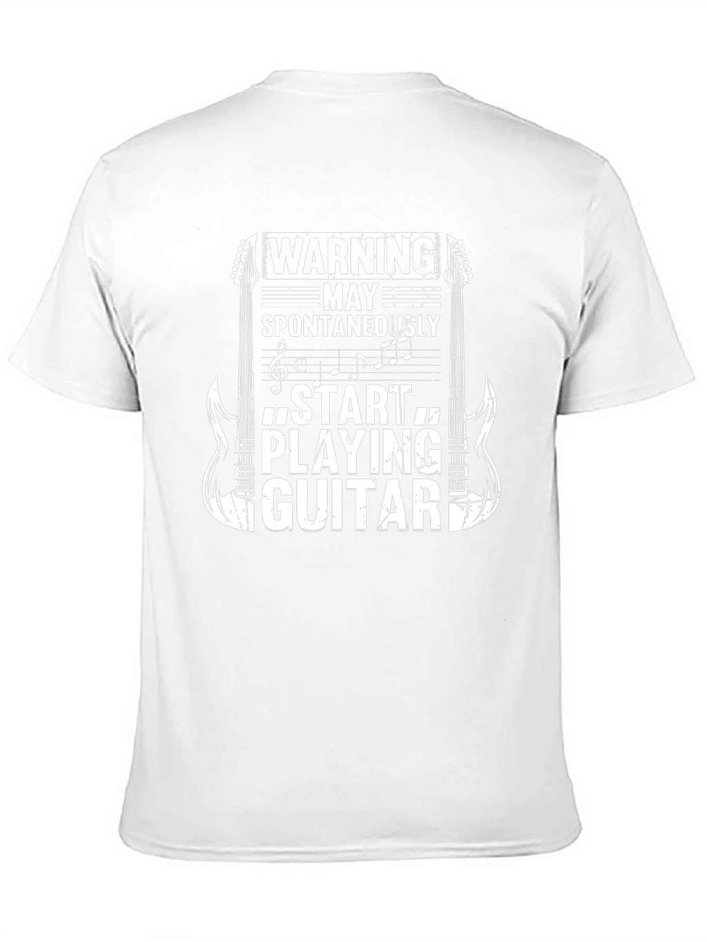 Warning May Spontaneously Play Guitar T-Shirt