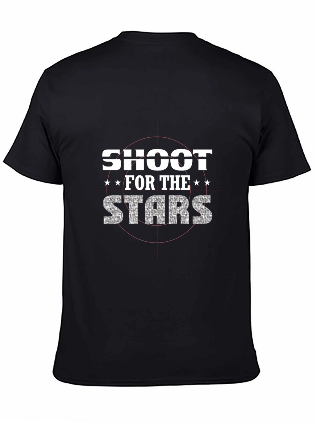 Shoot for the Stars Graphic Tee - Black