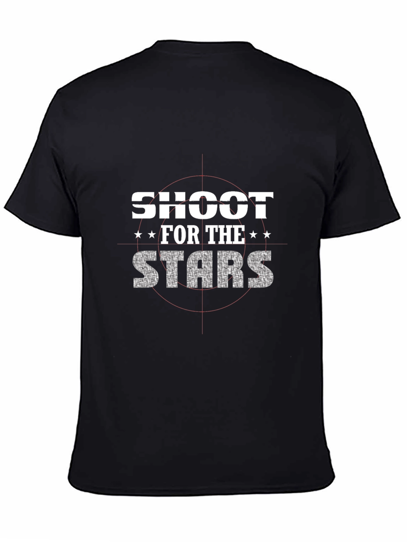 Shoot for the Stars Graphic Tee - Black