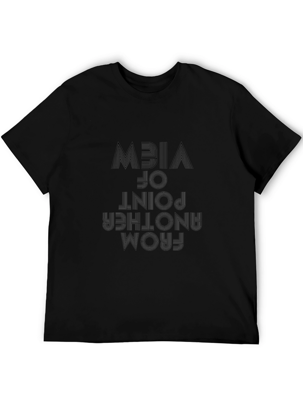 Another Point of View Graphic Tee - Black