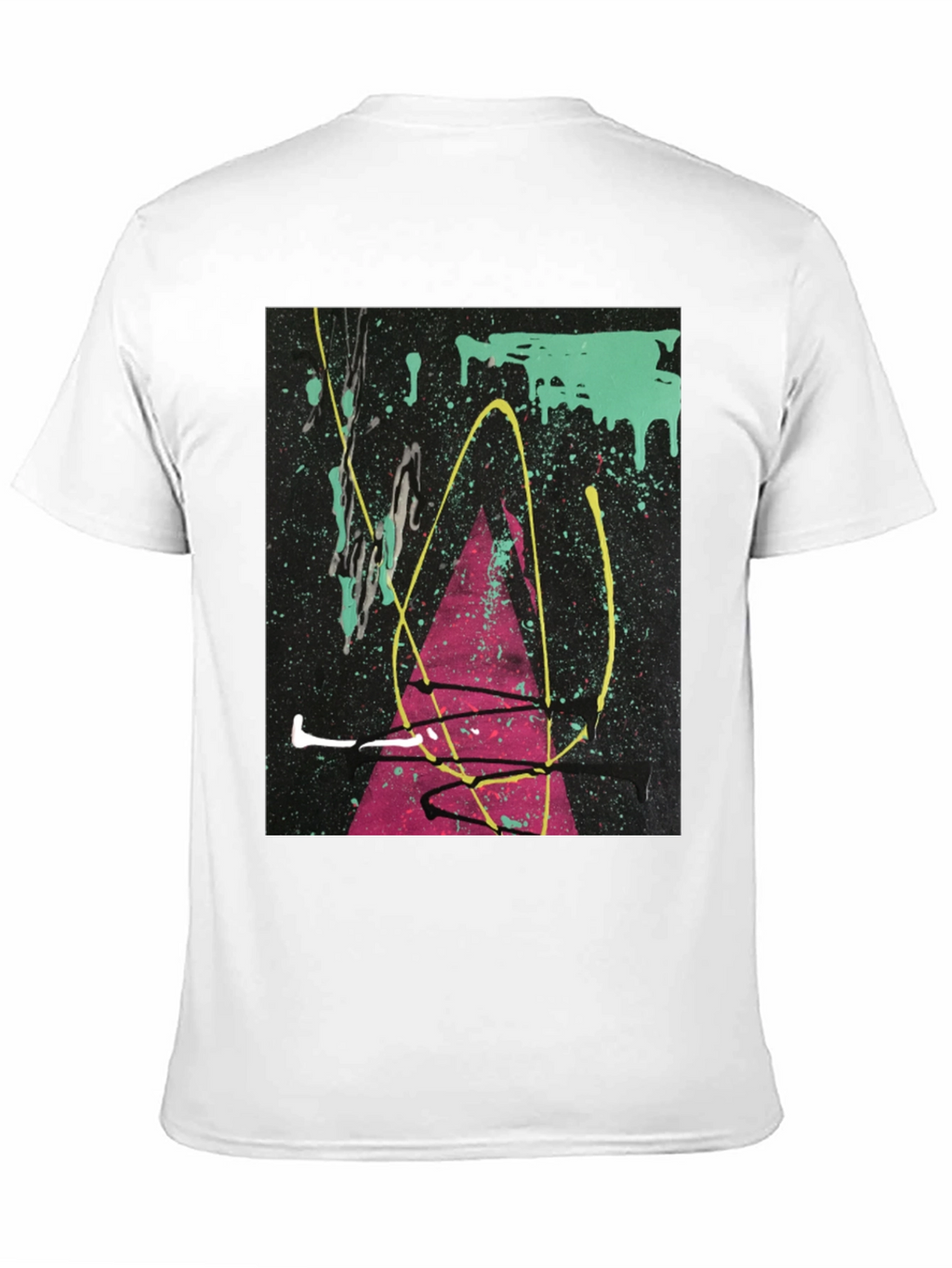 Abstract Art Splatter T-Shirt - Modern Graphic Tee