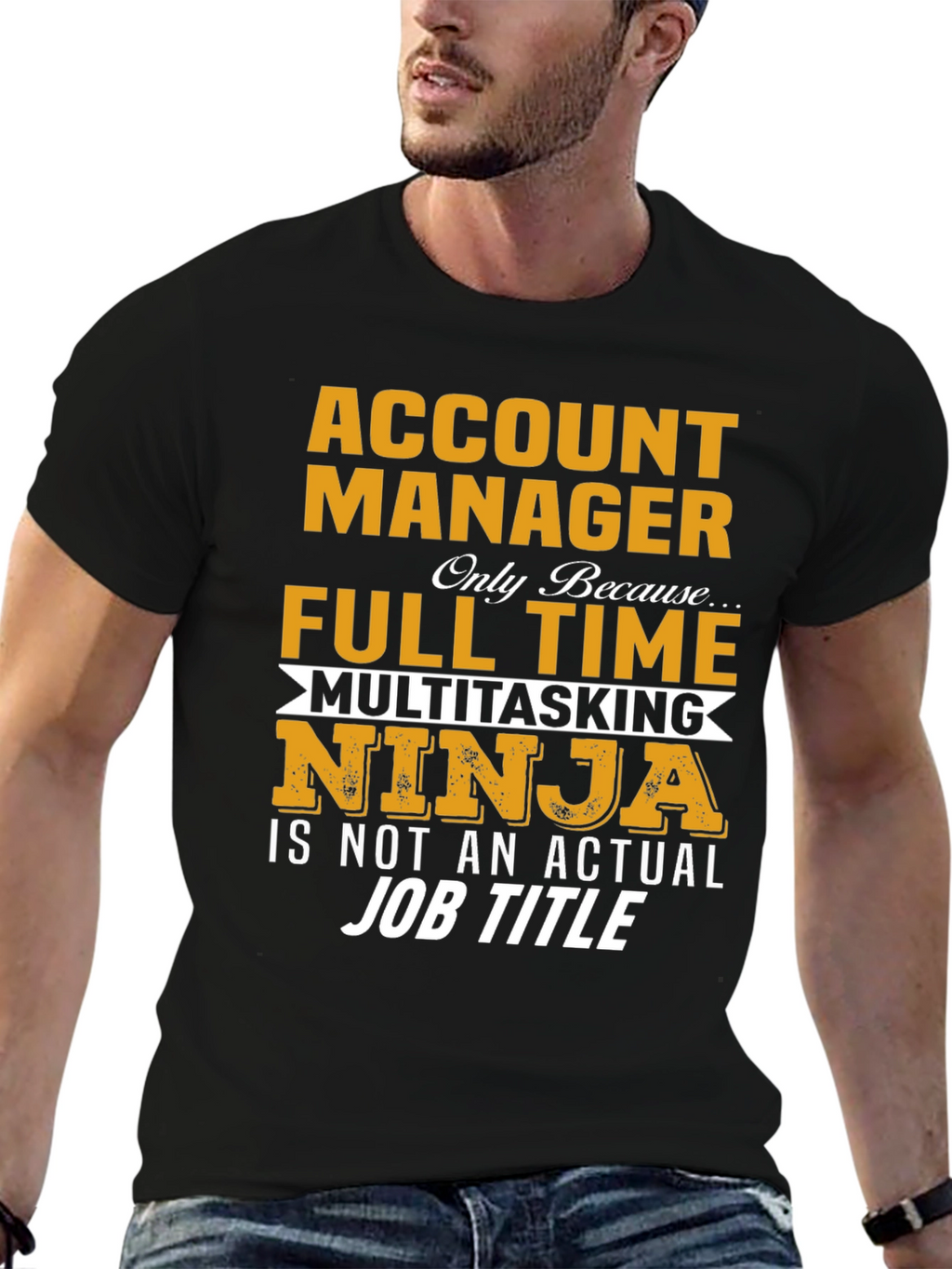 Account Manager Full-Time Ninja T-Shirt