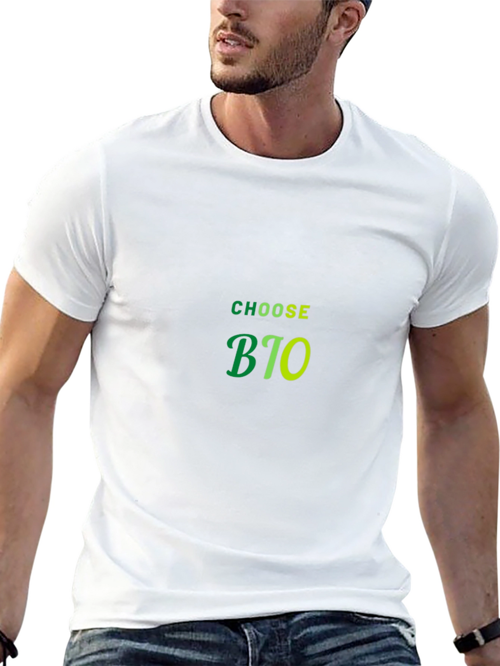 Choose BIO Black Cotton T-Shirt