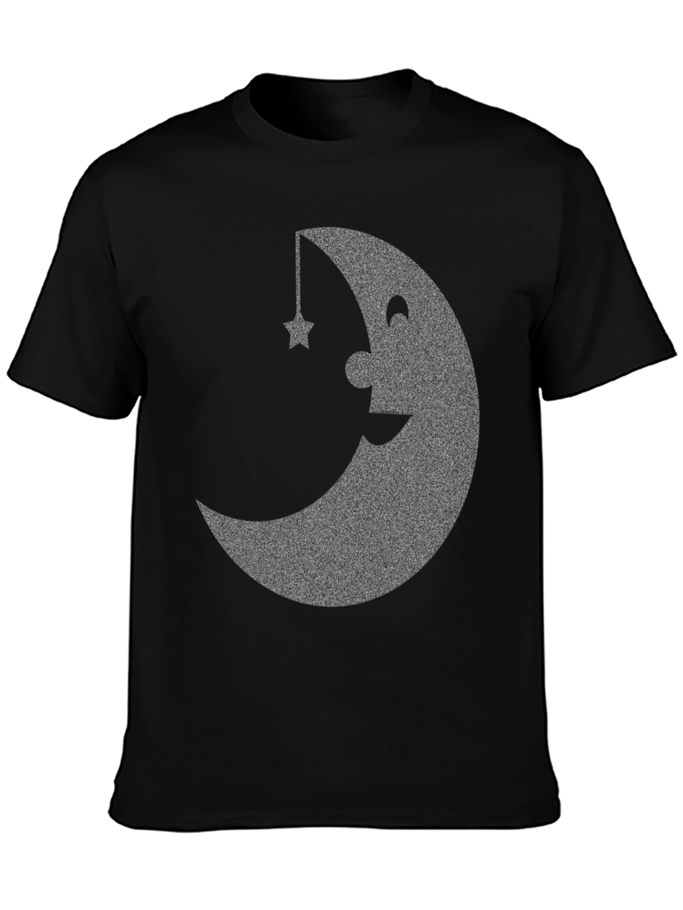 Moon and Star Graphic T-Shirt