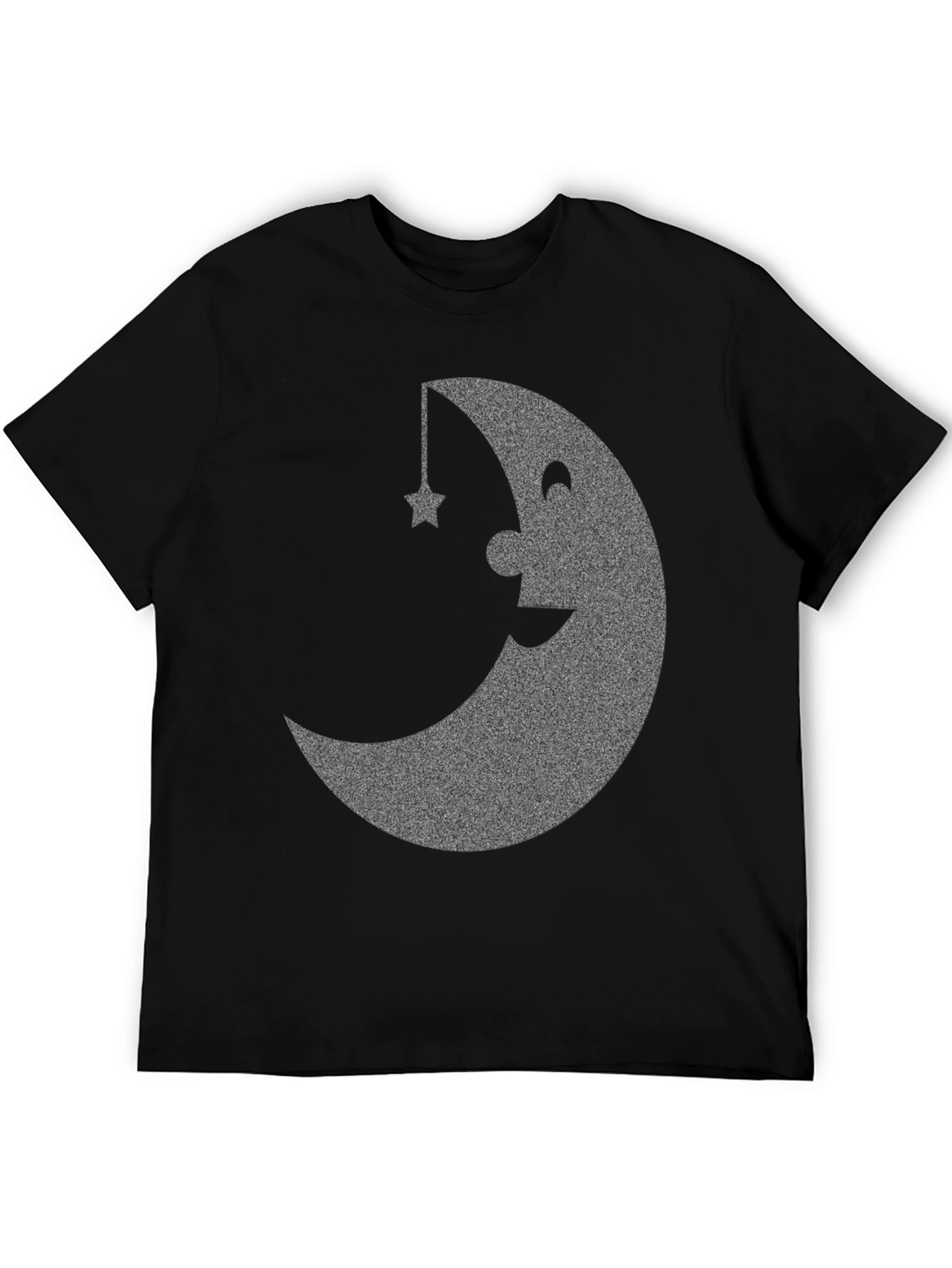 Moon and Star Graphic T-Shirt
