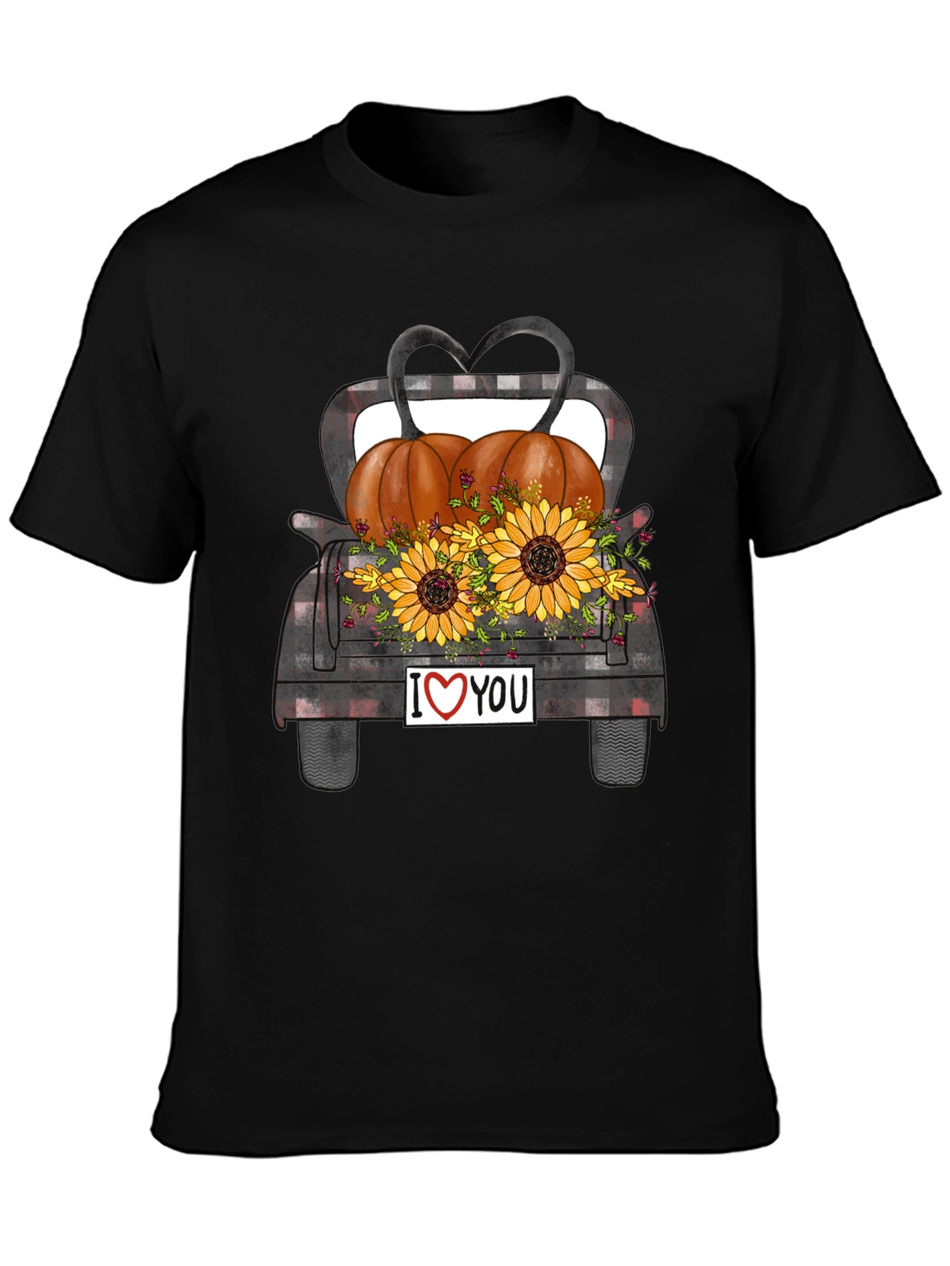 Autumn Harvest Truck Graphic T-Shirt