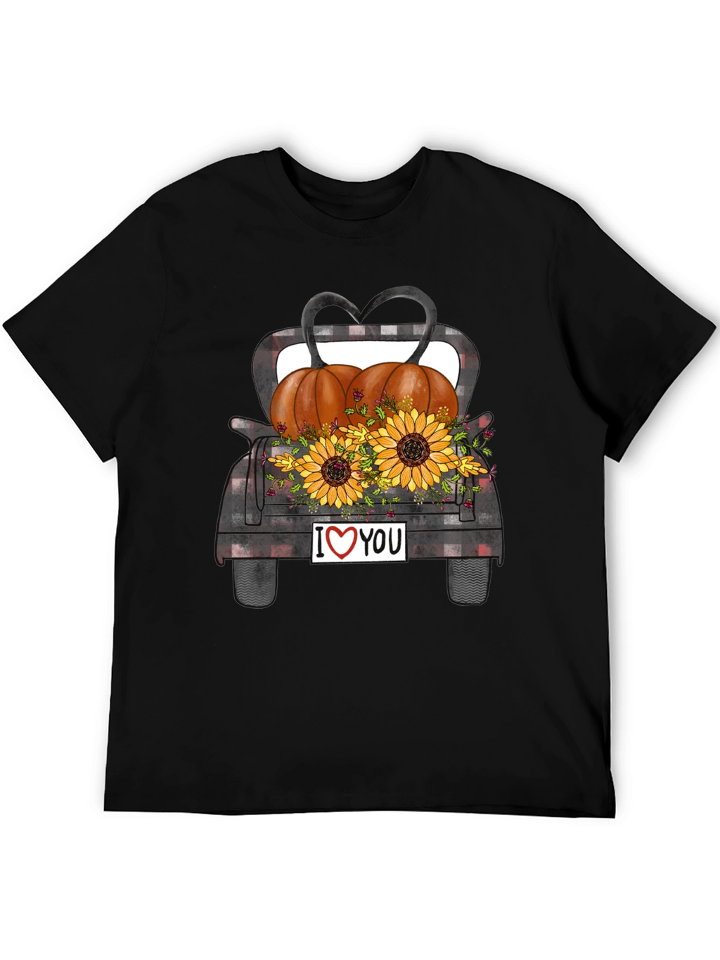 Autumn Harvest Truck Graphic T-Shirt