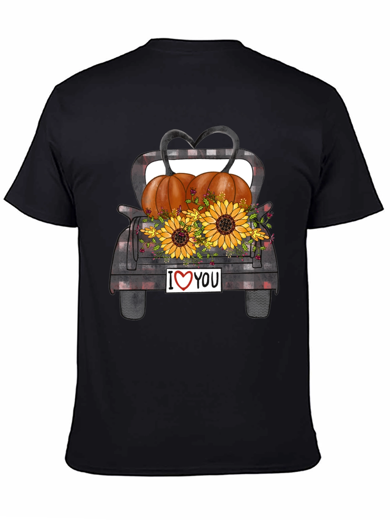 Autumn Harvest Truck Graphic T-Shirt
