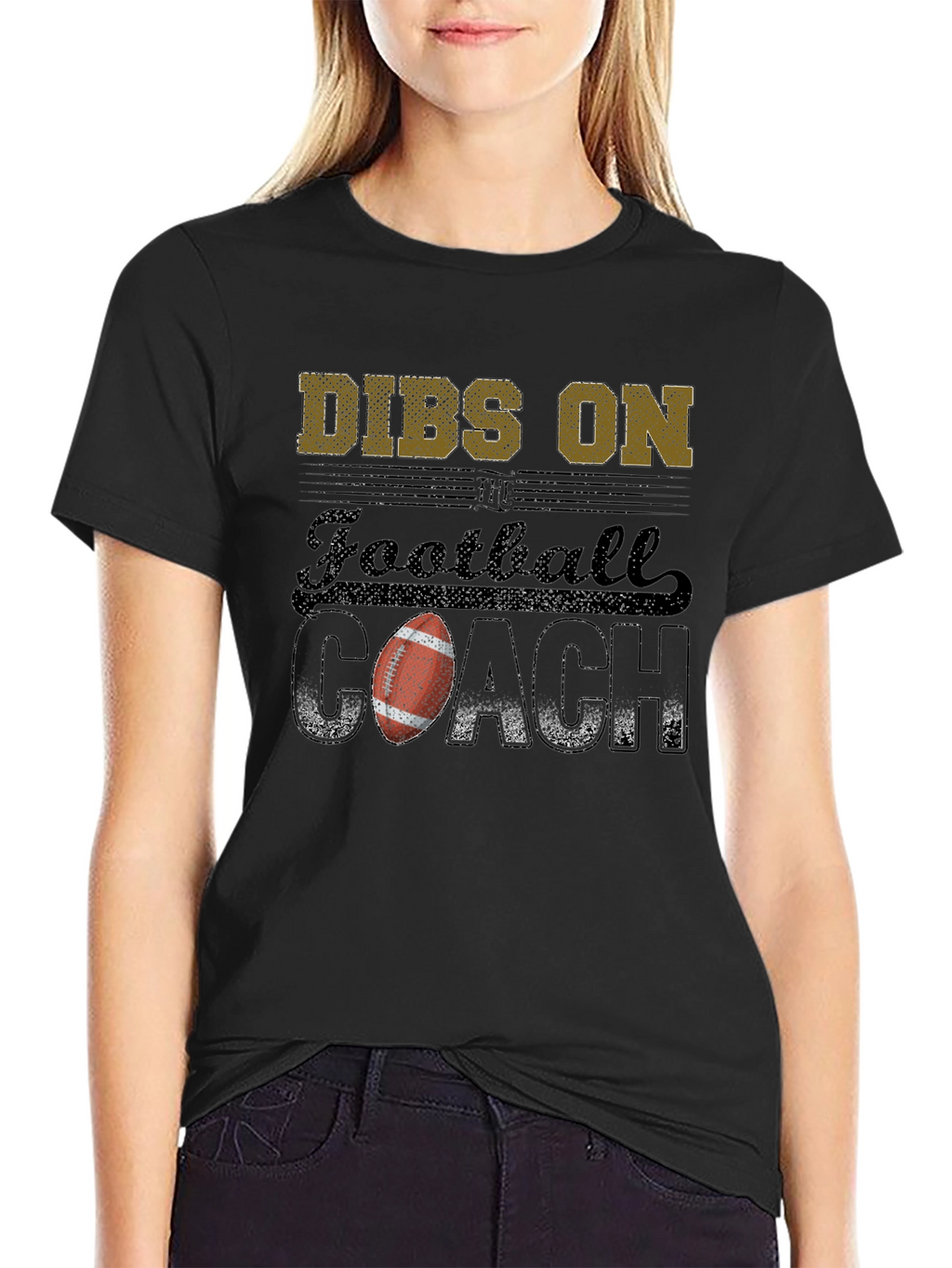 Dibs on Football Coach Graphic Tee