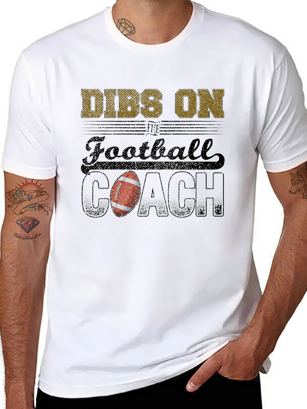 Dibs on Football Coach Graphic Tee