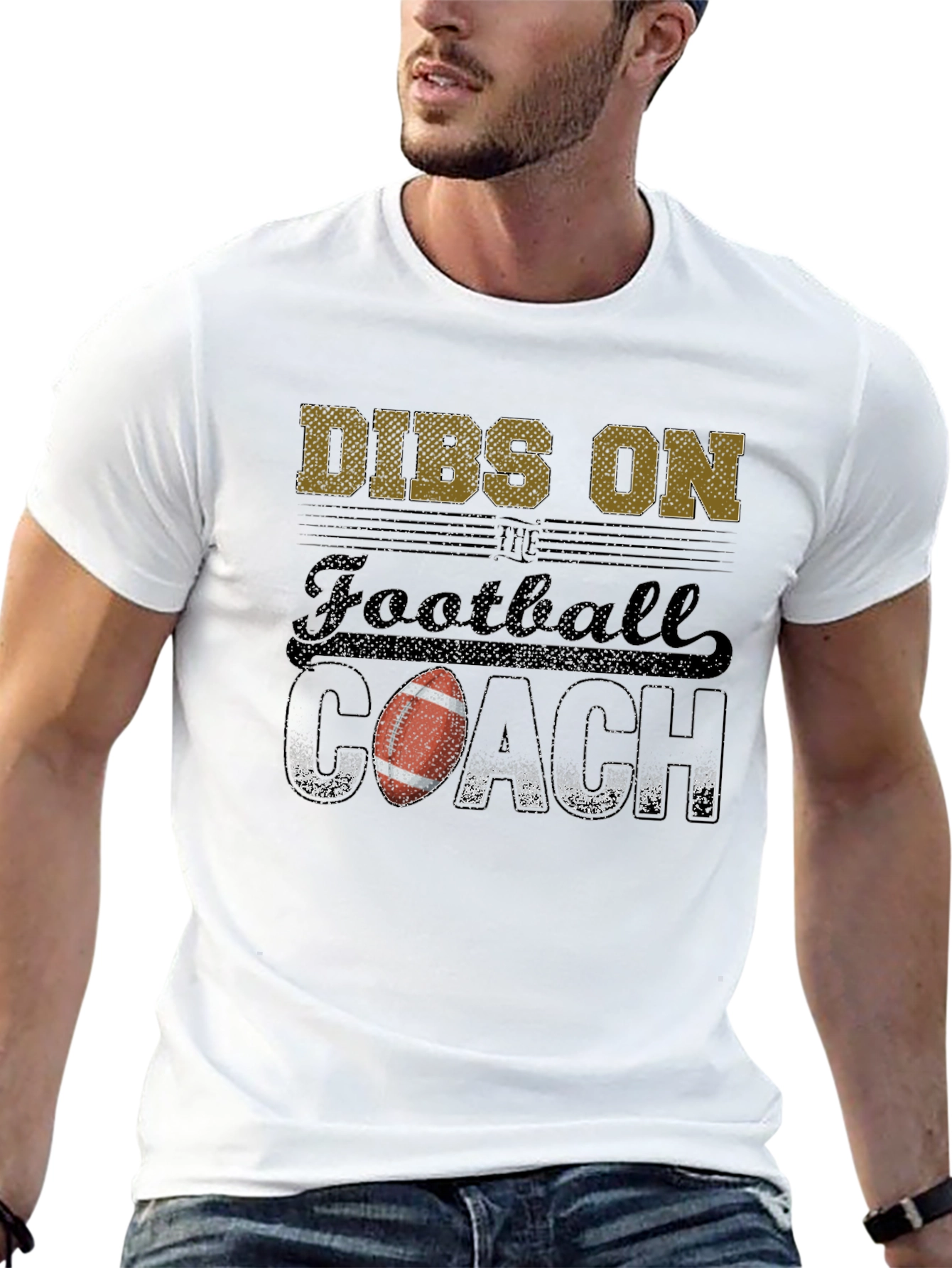 Dibs on Football Coach Graphic Tee