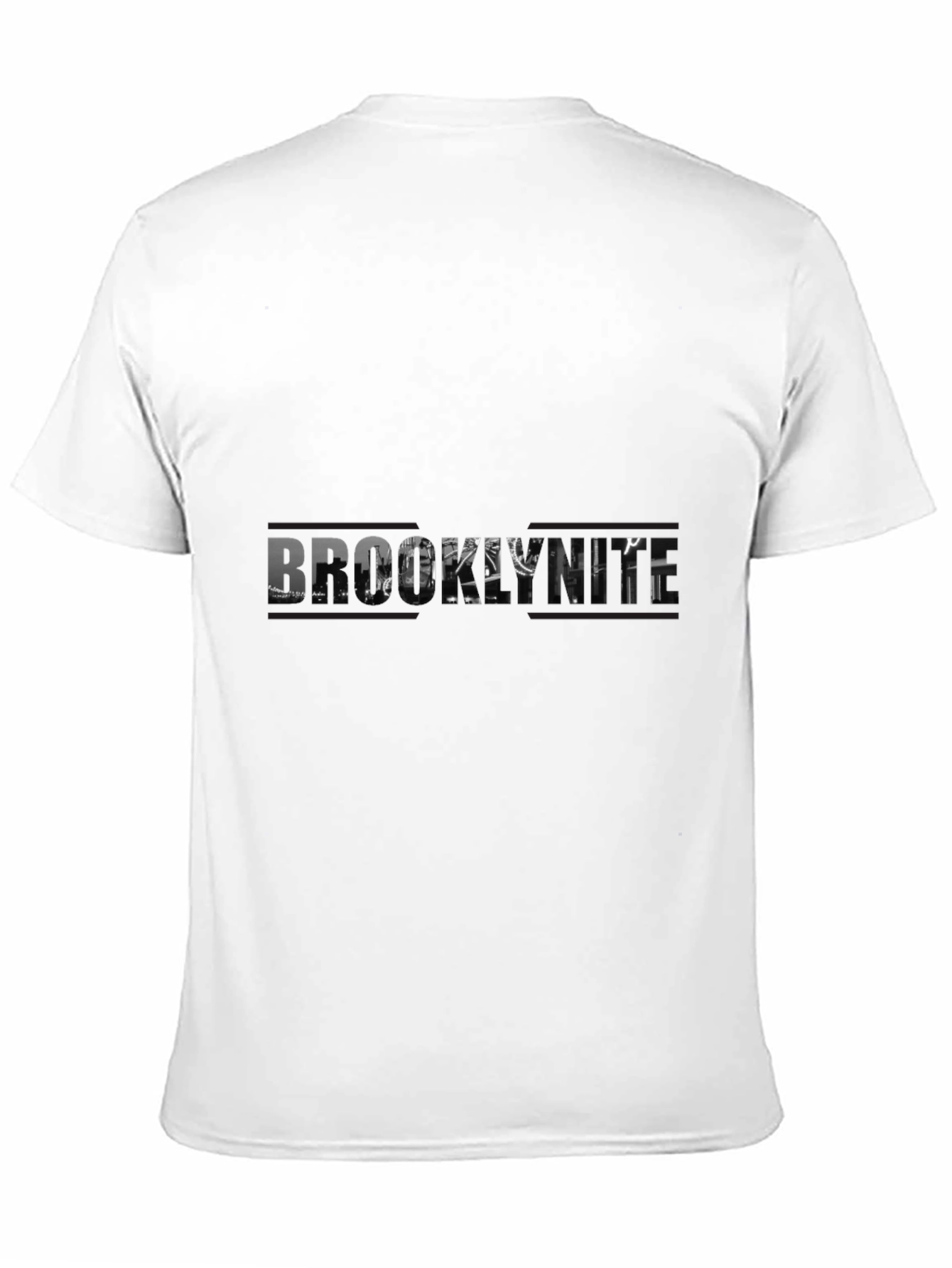 Brooklyn Skyline Graphic Black T-Shirt