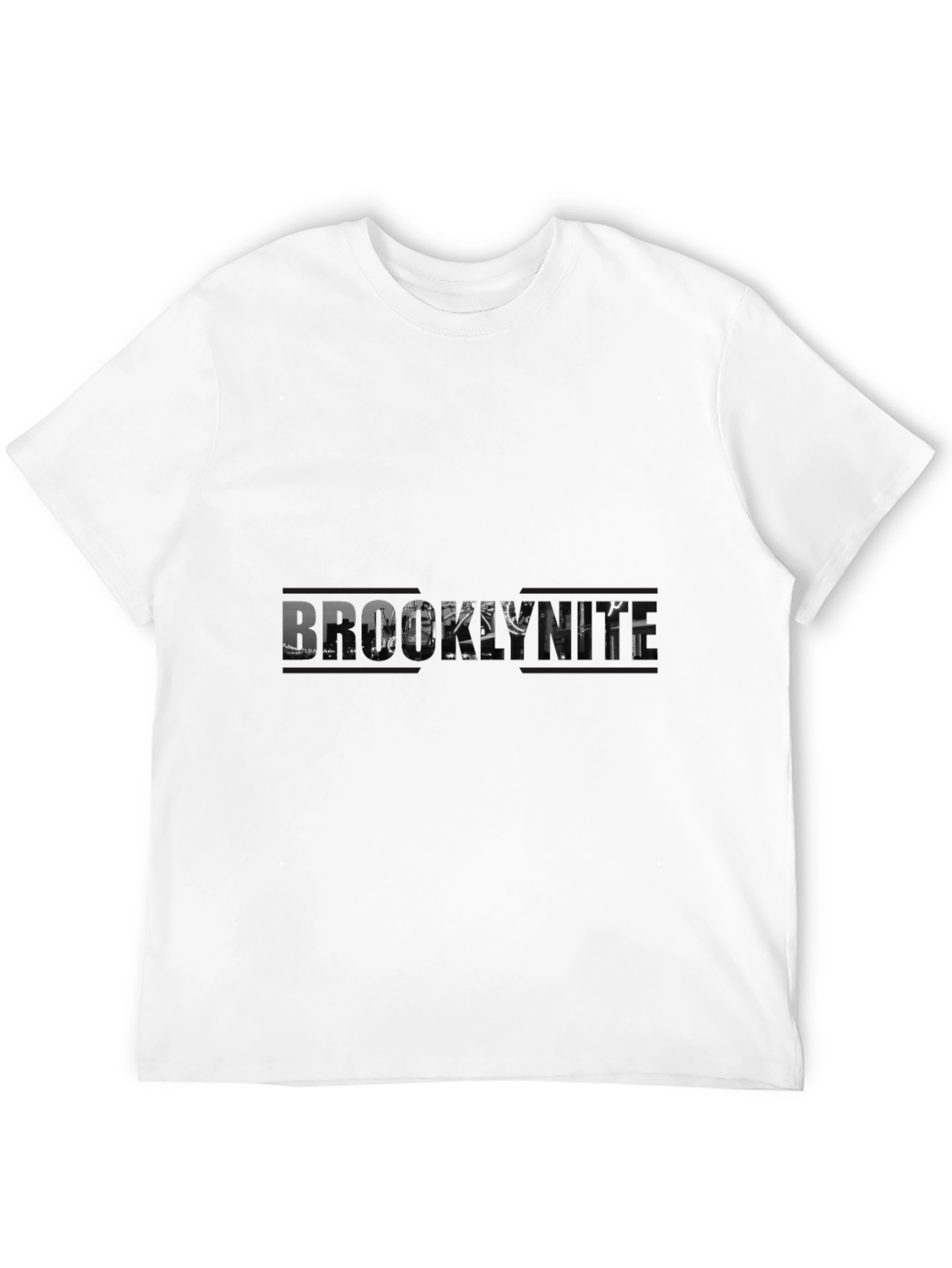 Brooklyn Skyline Graphic Black T-Shirt