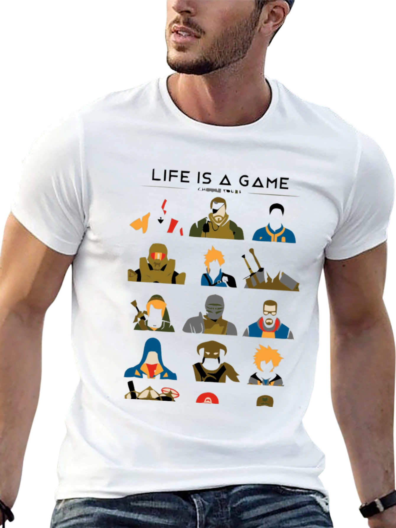 Life is a Game Graphic T-Shirt
