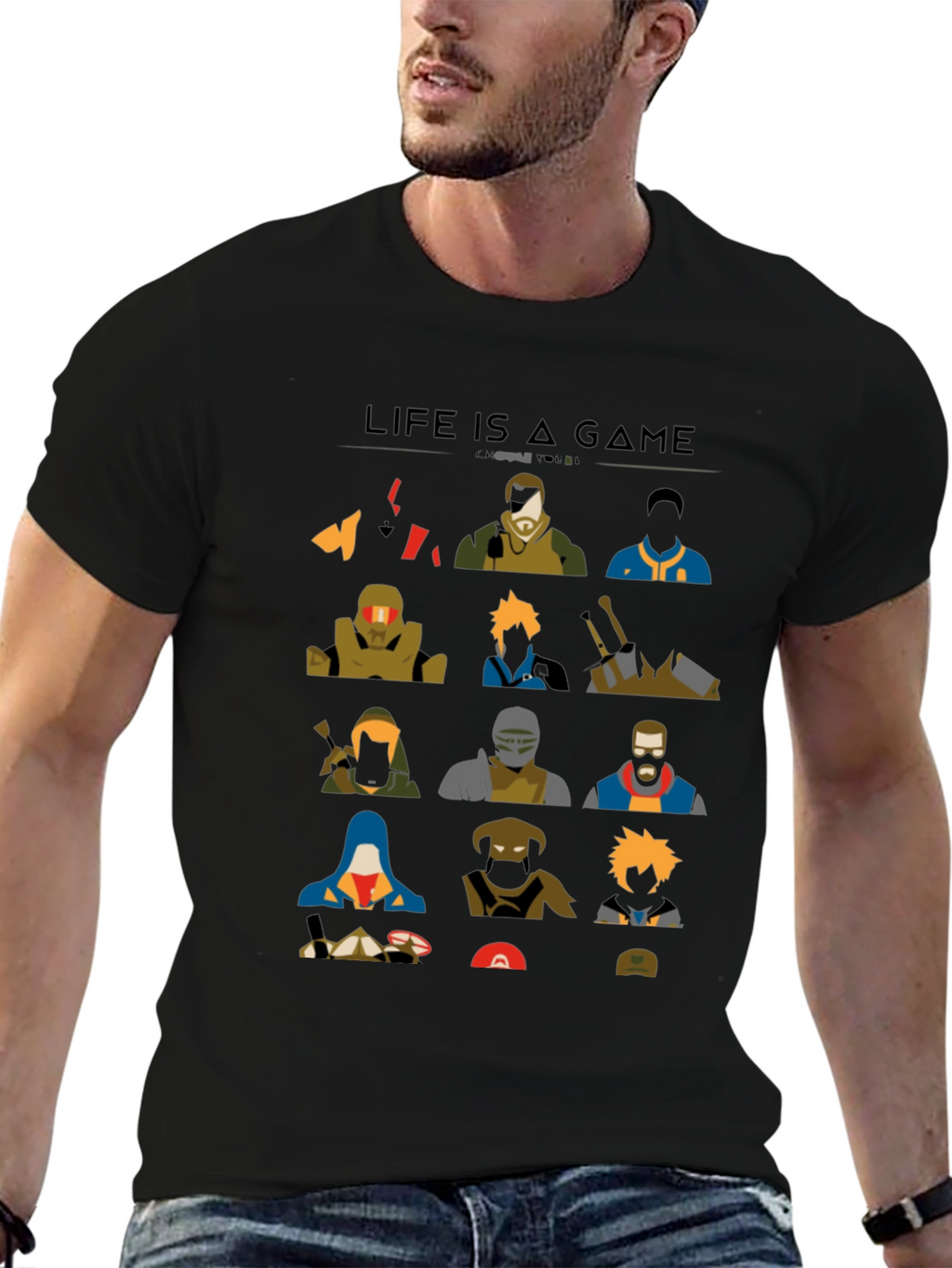 Life is a Game Graphic T-Shirt